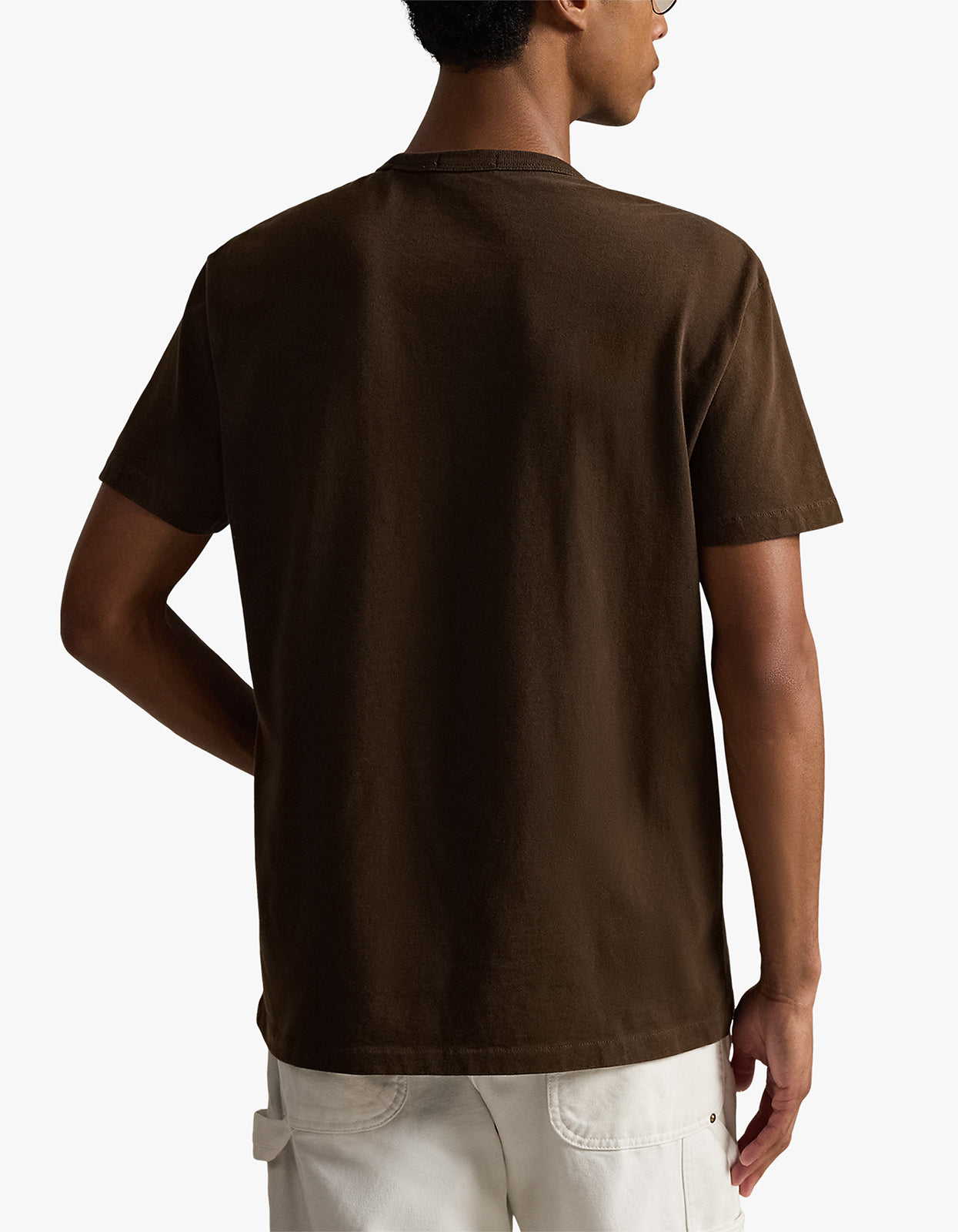 Classic Fit Jersey Crewneck T Shirt - Dark Beech