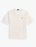 Relaxed Fit Logo Jersey T Shirt - Deckwash White