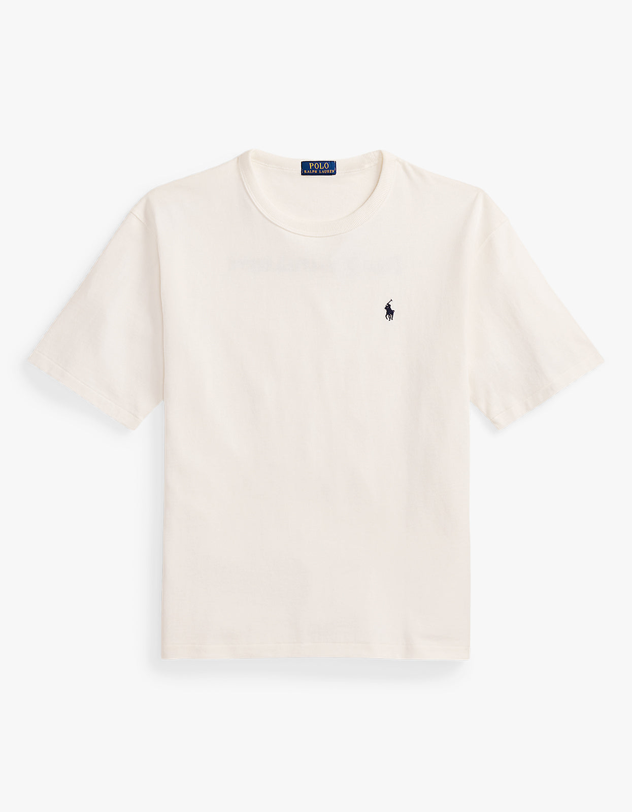 Relaxed Fit Logo Jersey T Shirt - Deckwash White