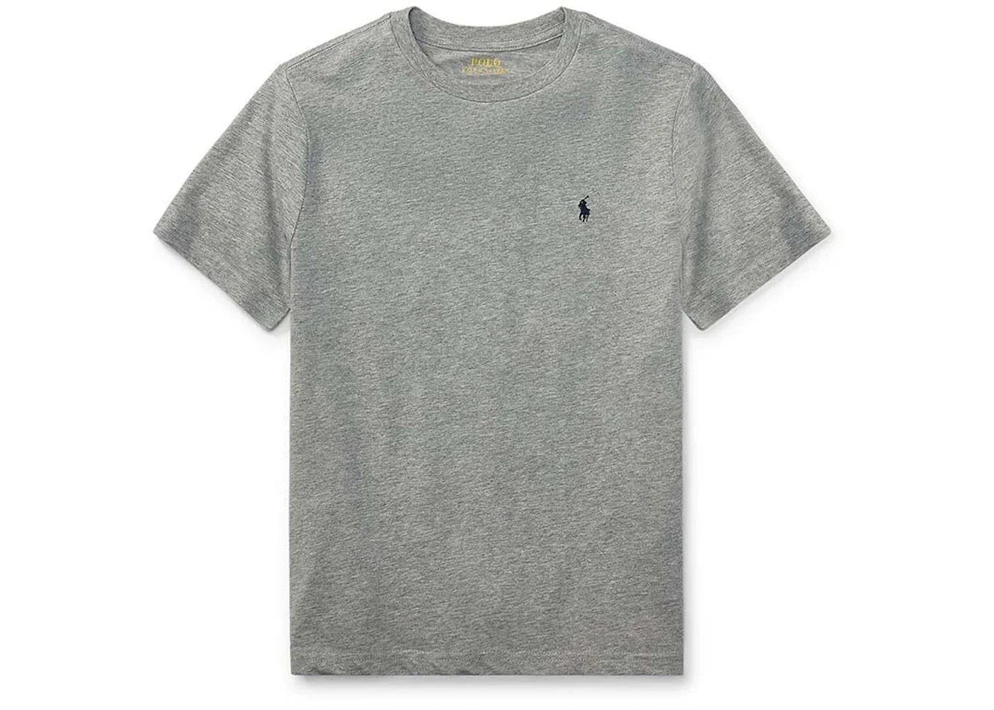 Polo Ralph Lauren Boys Short Sleeve Cotton Jersey Crewneck T-shirt Andover Heather