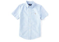 Polo Ralph Lauren Boys Short Sleeve Oxford Sport Solid Shirt Blue