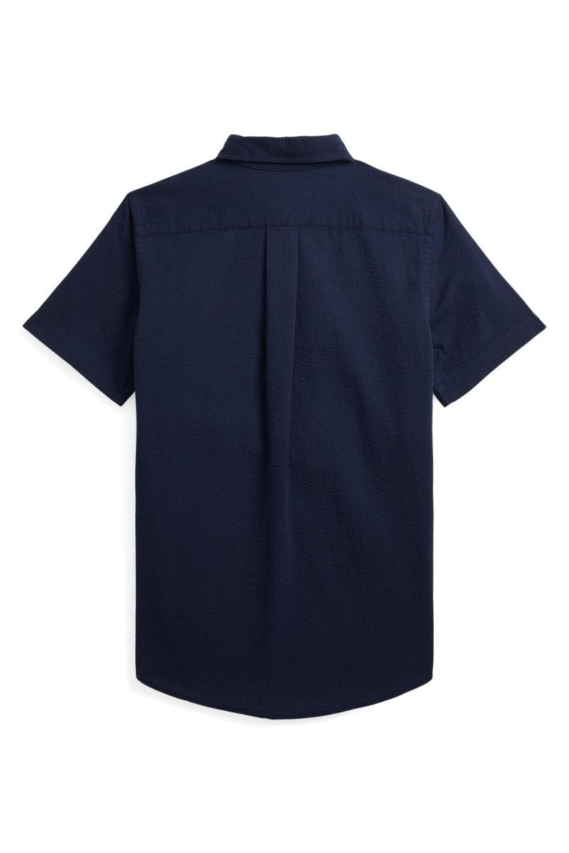Polo Ralph Lauren Boys Short Sleeve Seersucker Shirt