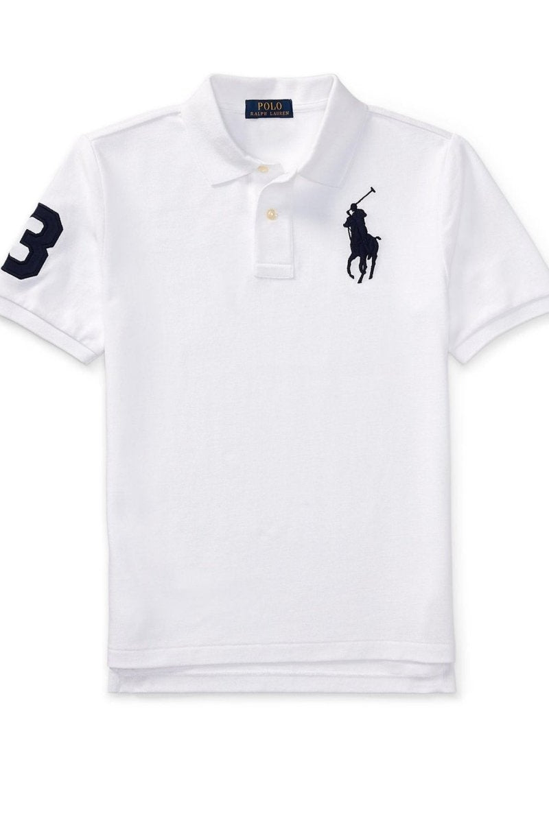 Polo Ralph Lauren Little Boys Big Pony Cotton Mesh Polo Shirt