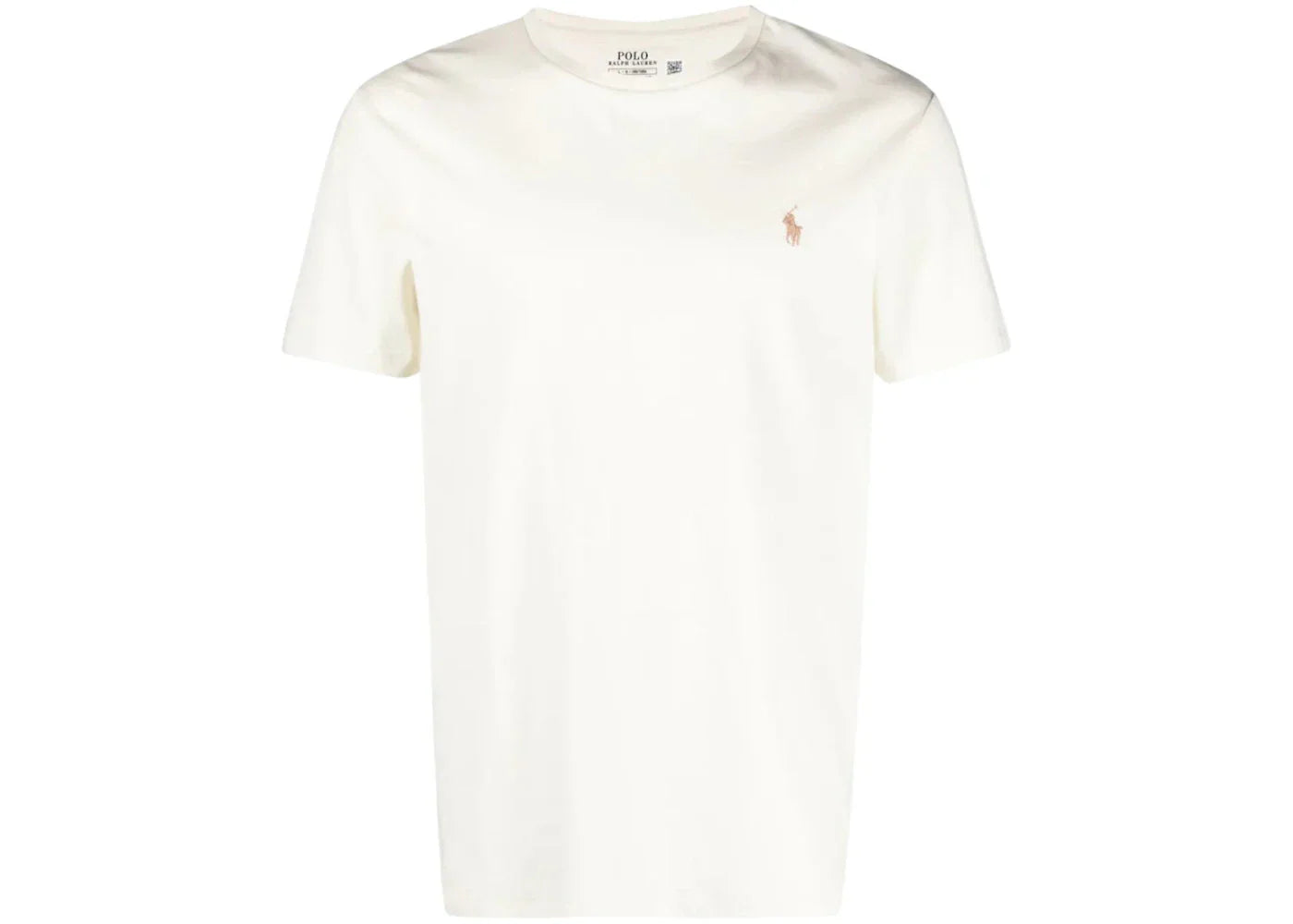 Polo Ralph Lauren Short Sleeve Jersey Knit Crewneck T-shirt Parchment Cream