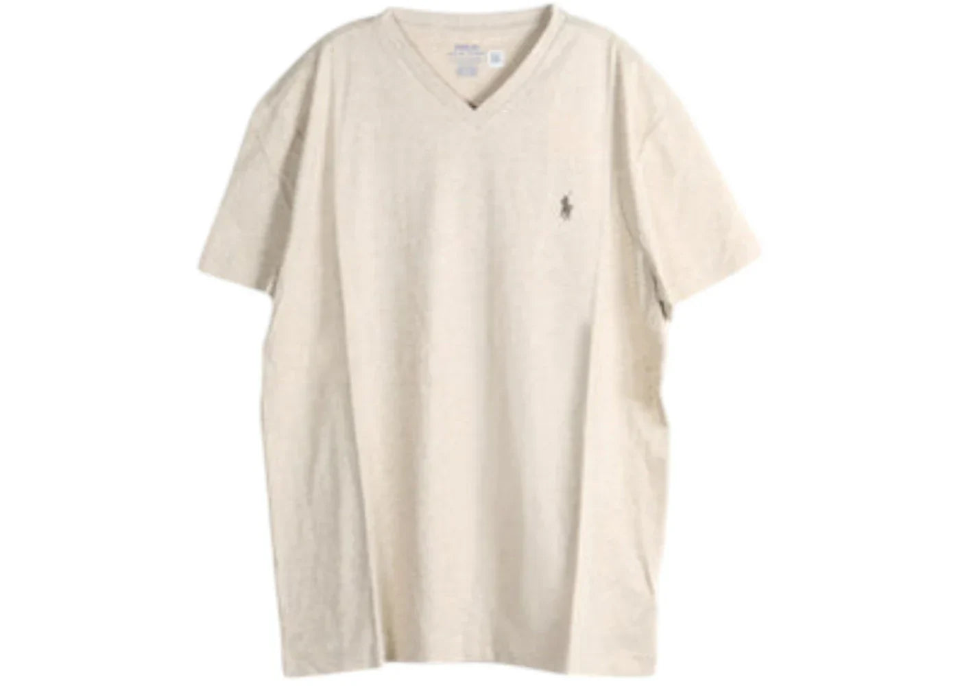 Polo Ralph Lauren Short-Sleeve Jersey Knit V-Neck T-shirt Expedition Dune Heather