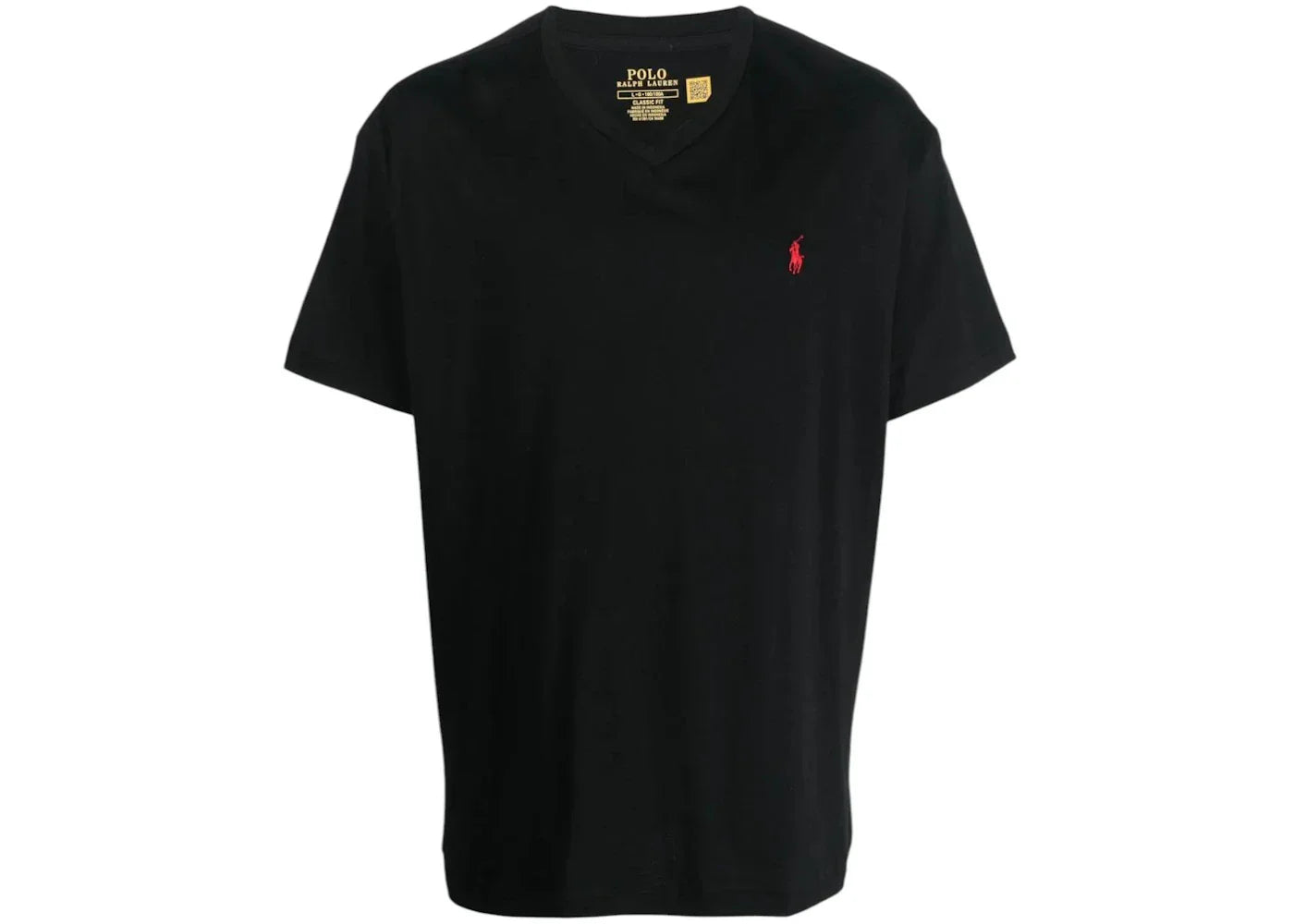 Polo Ralph Lauren Short Sleeve V-Neck Classic Fit T-shirt Rlblack