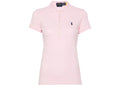 Polo Ralph Lauren Stretch Mesh Julie Polo Slim Short Sleeve Polo Shirt Sunkissed Pink