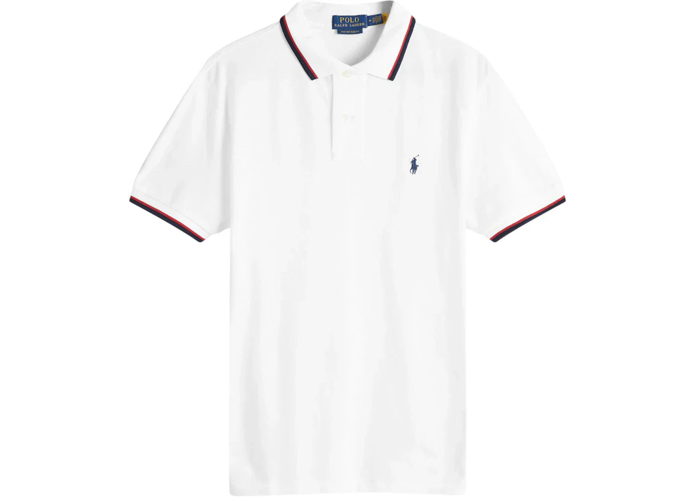Polo Ralph Lauren Tipped Polo Shirt White