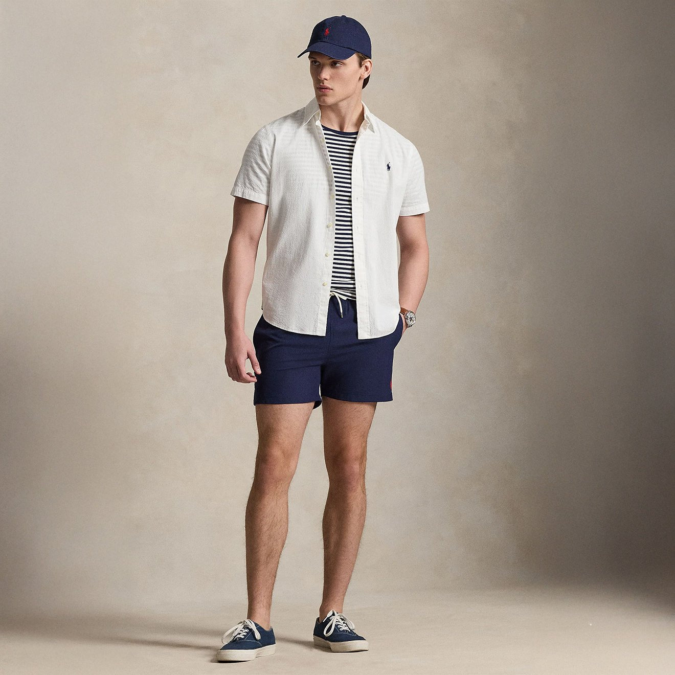 Polo Ralph Lauren 4.5-Inch Traveller Classic Swim Trunk Newport Navy