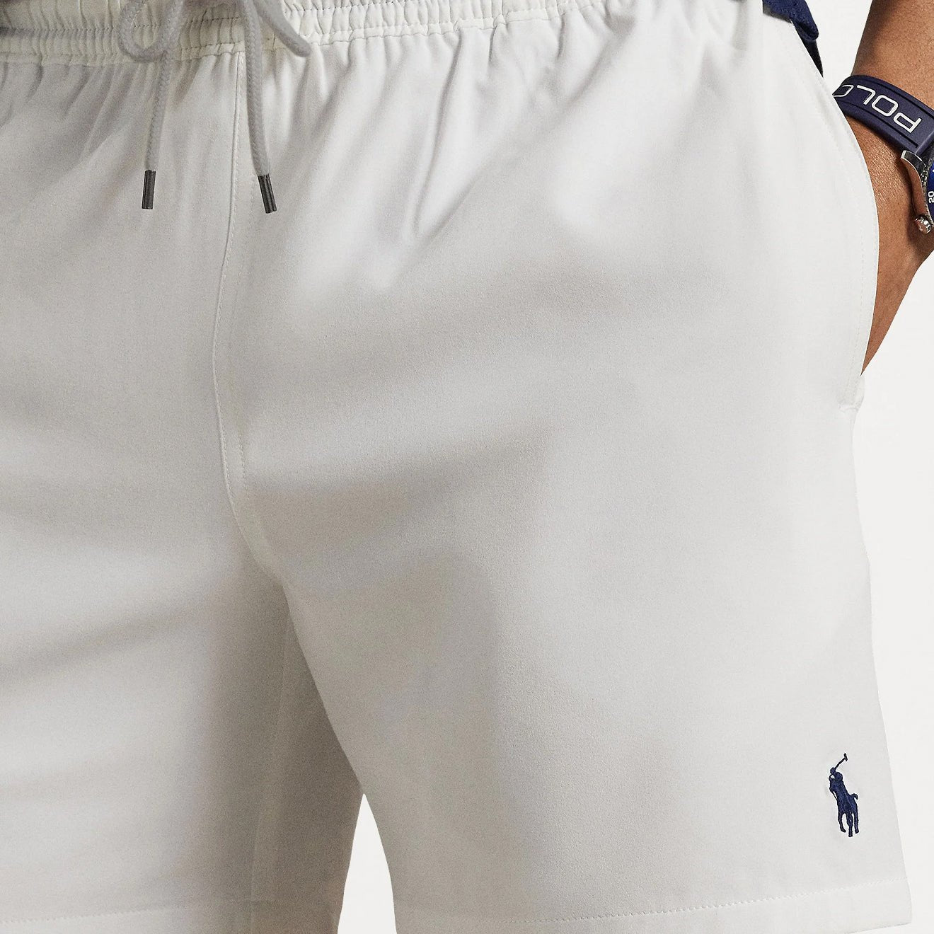 Polo Ralph Lauren 5.75-Inch Traveller Classic Swim Trunk White