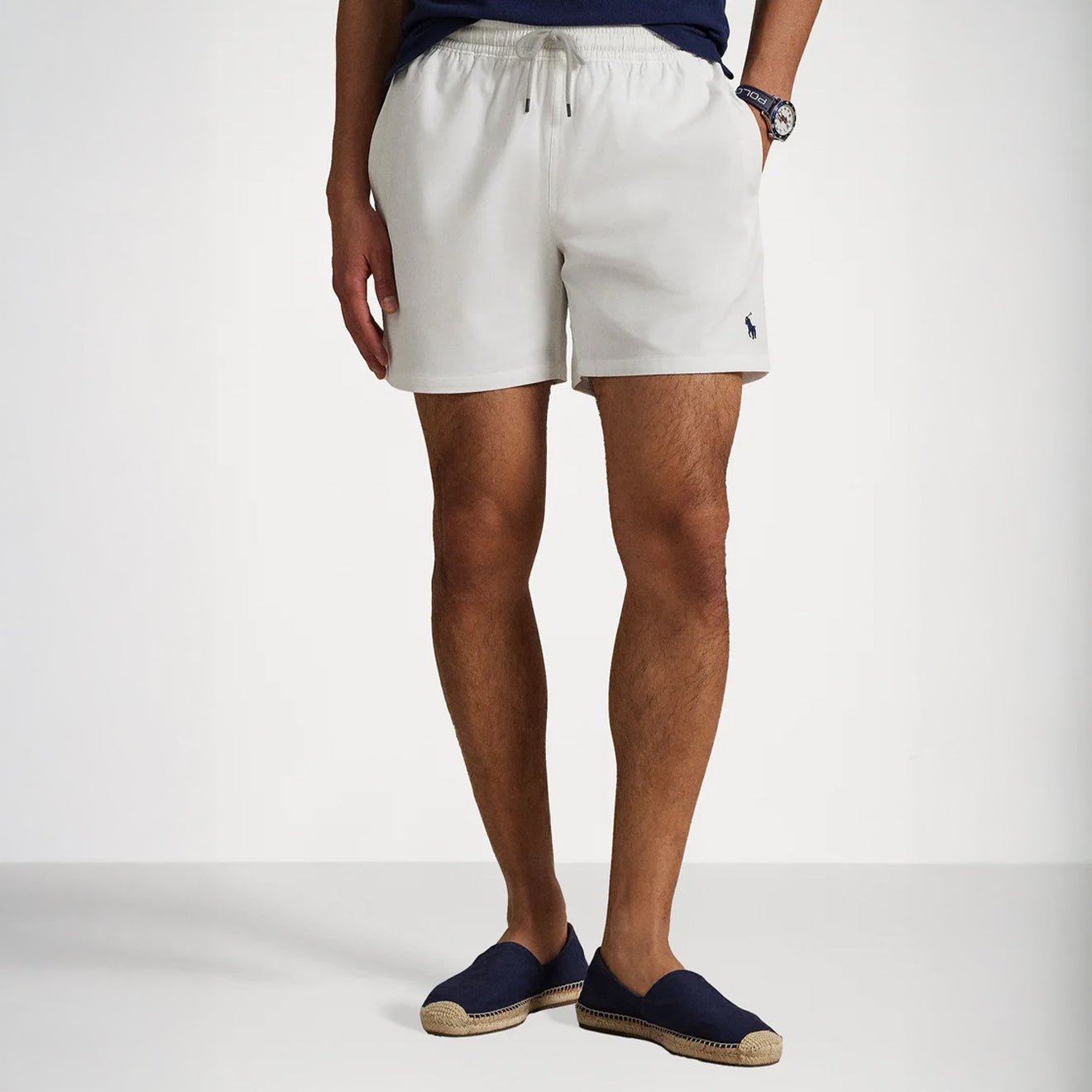 Polo Ralph Lauren 5.75-Inch Traveller Classic Swim Trunk White