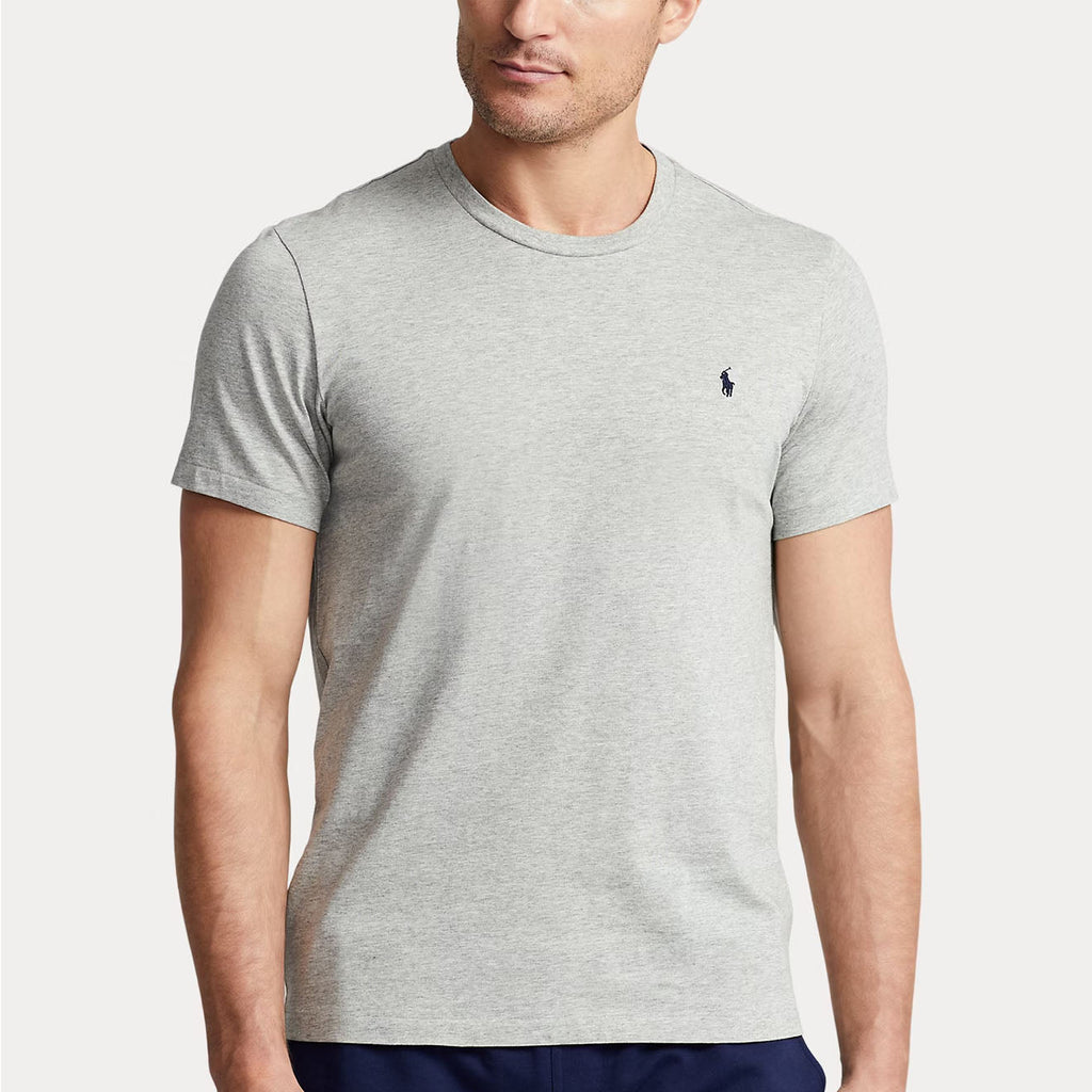 Polo Ralph Lauren Cotton Jersey Sleep Shirt Andover Heather