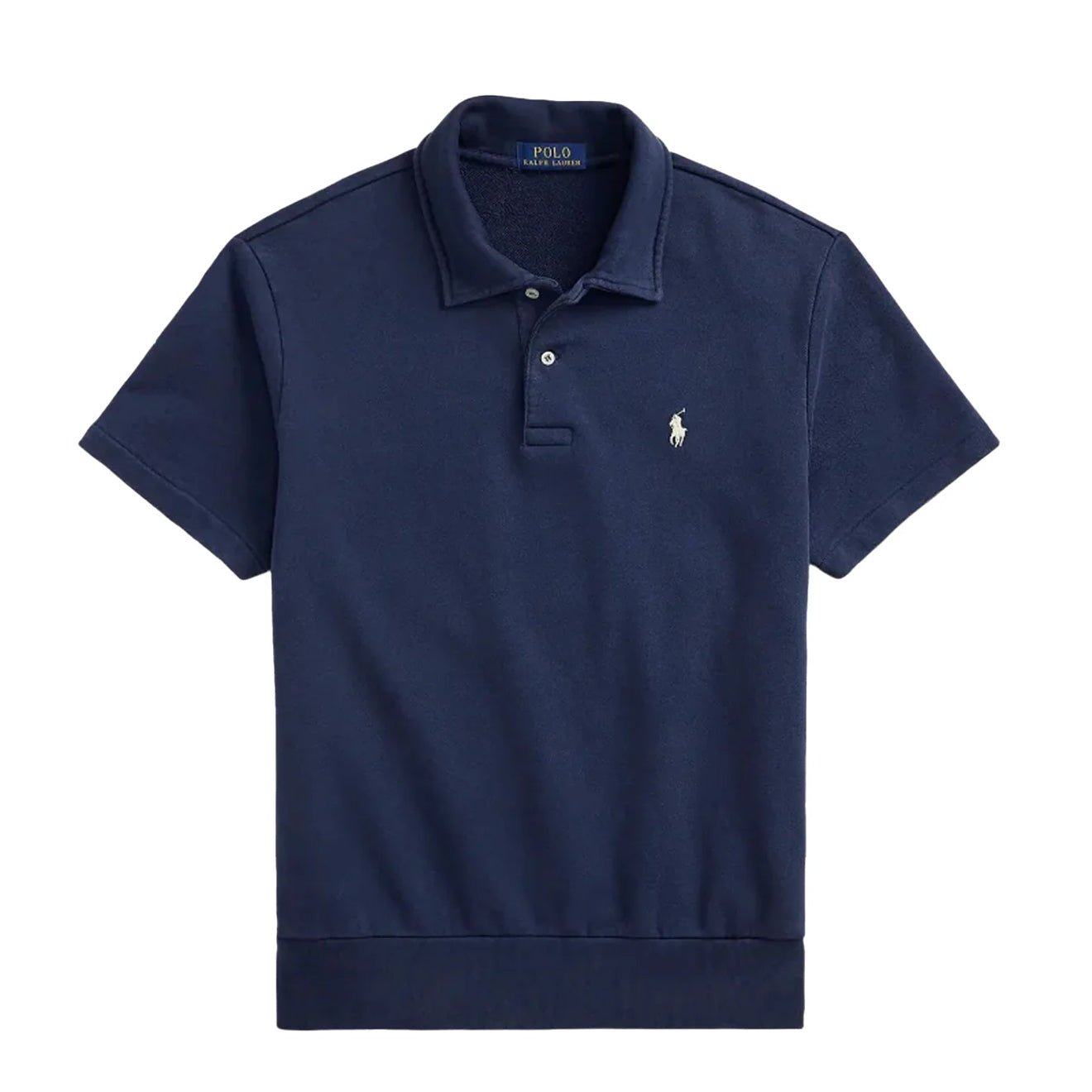 Polo Ralph Lauren Loopback Fleece Polo Collar Sweatshirt Cruise Navy