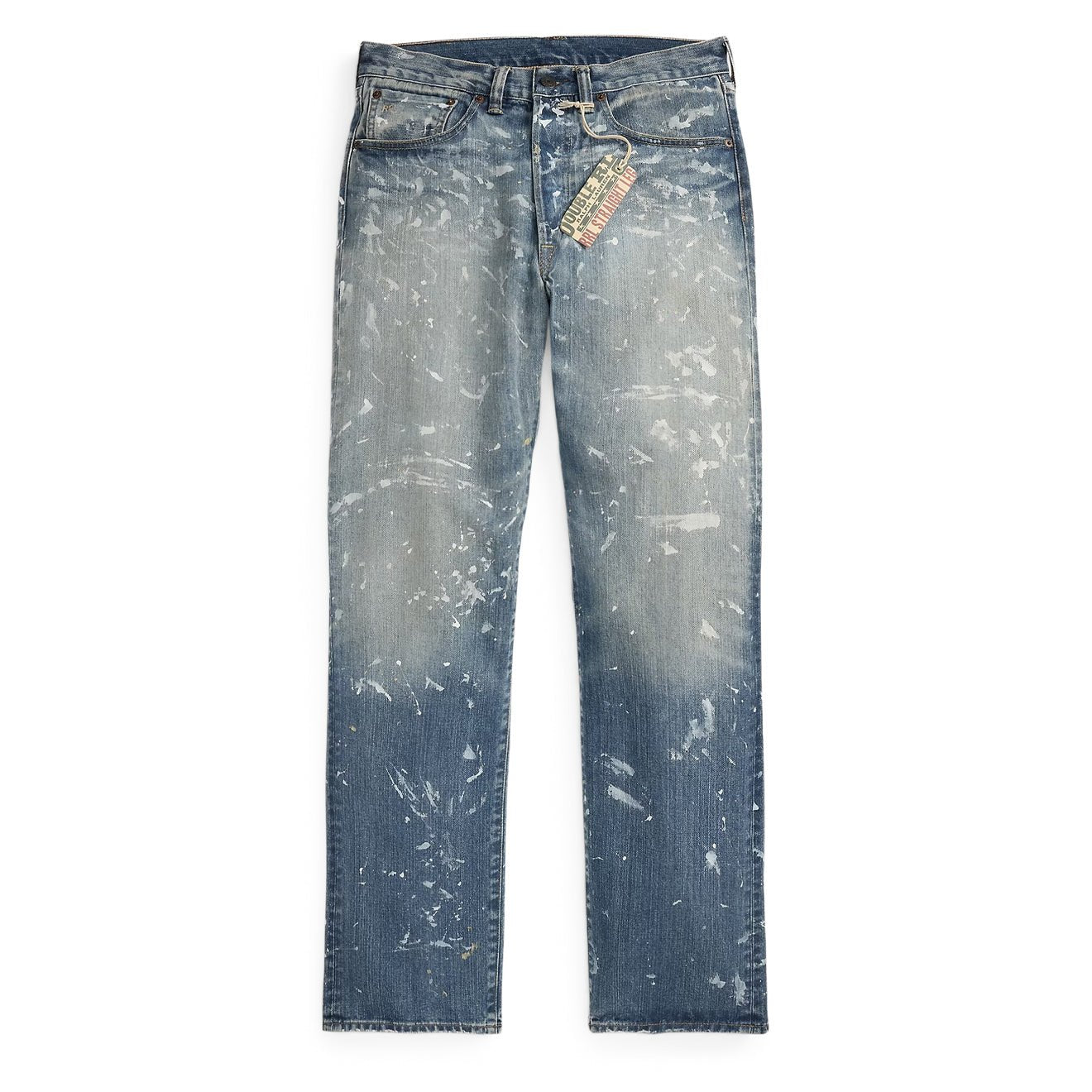 RRL By Ralph Lauren Straight Fit Distressed Jean Fenimore Wash