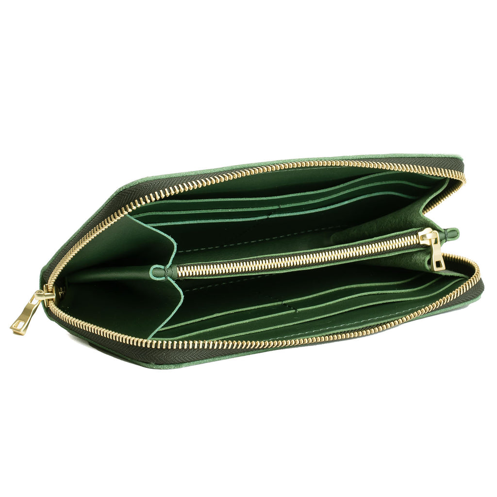 Accordion Zip Wallet |Tiffany necklace