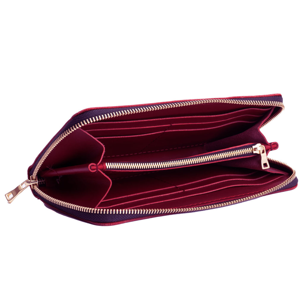 Accordion Zip Wallet |Tiffany necklace