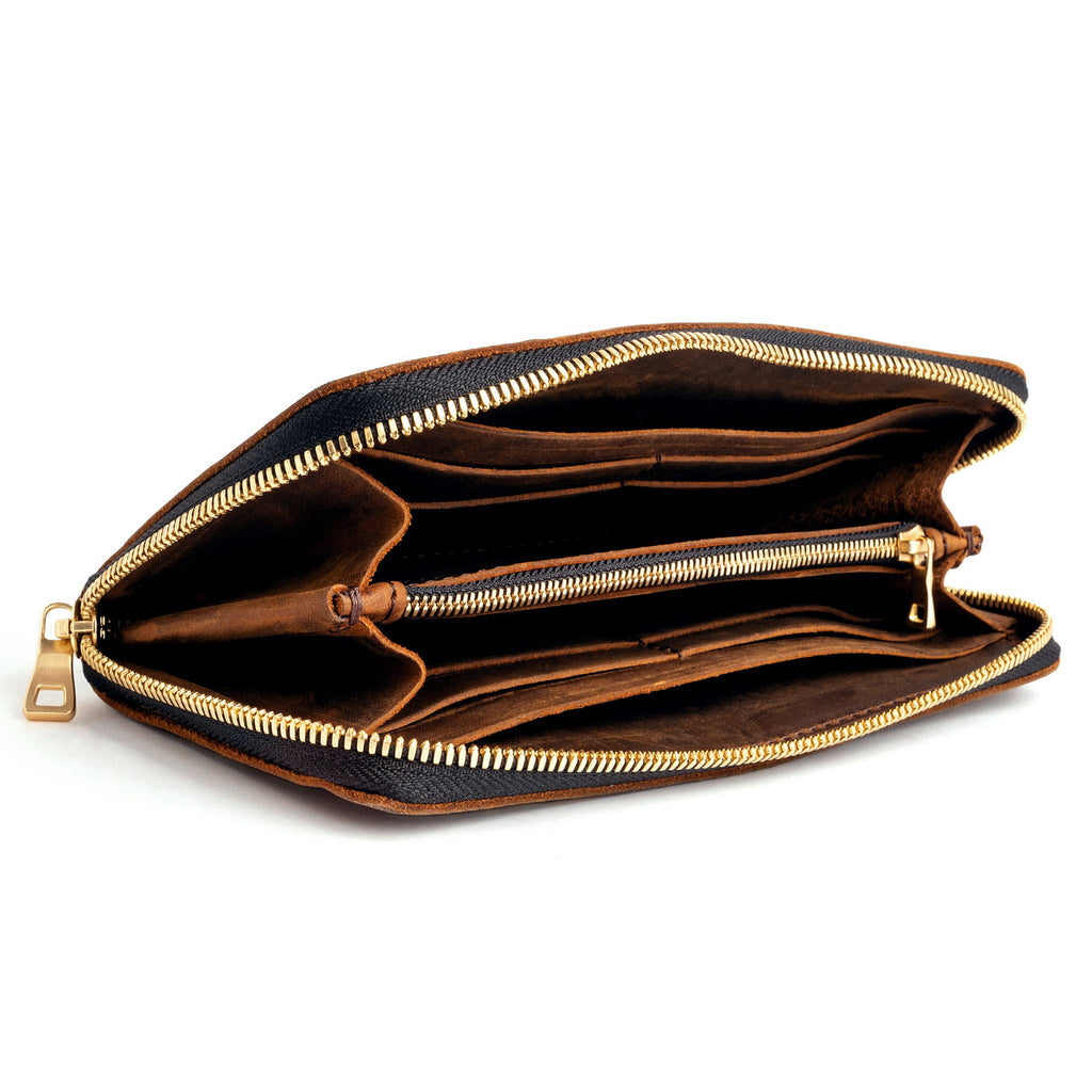 Accordion Zip Wallet |Tiffany necklace