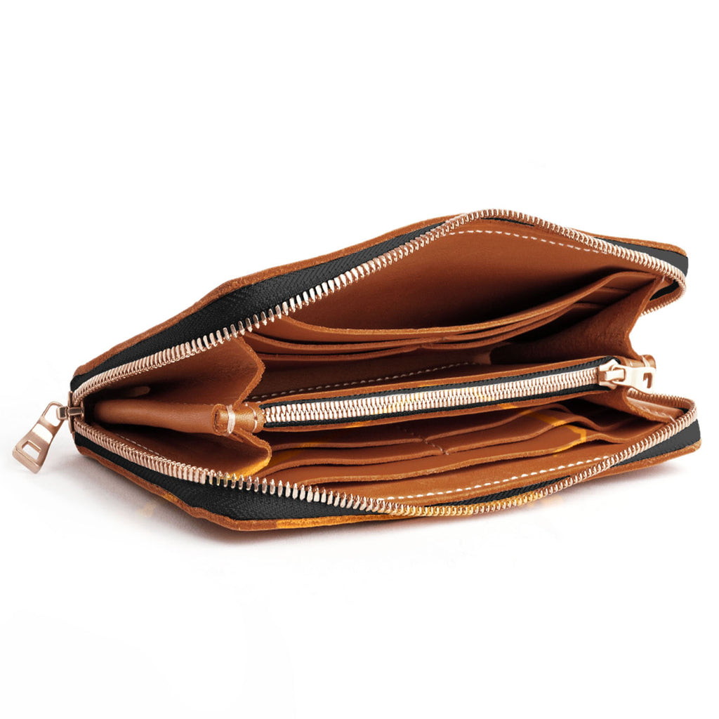 Accordion Zip Wallet |Tiffany necklace