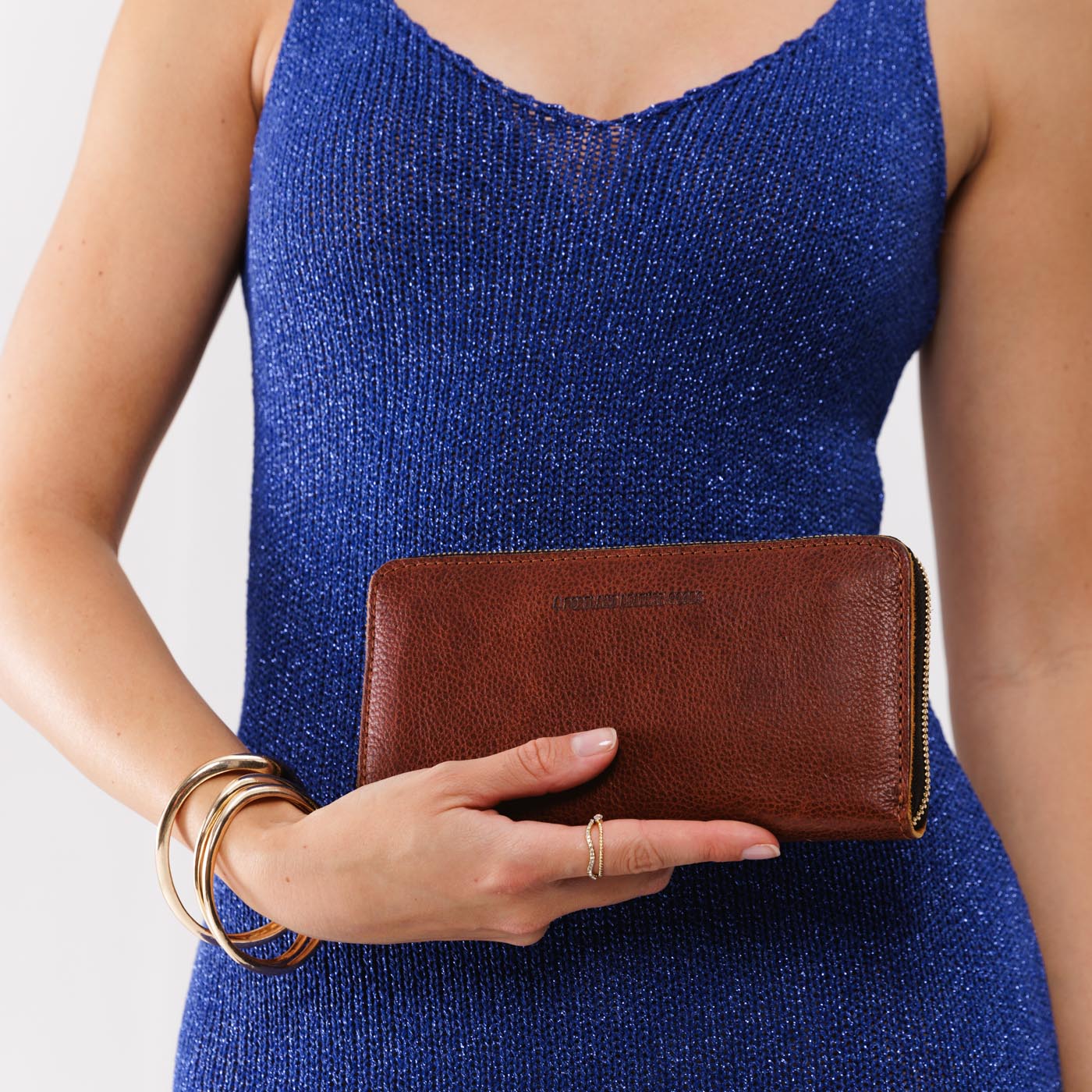 Accordion Zip Wallet |Tiffany necklace