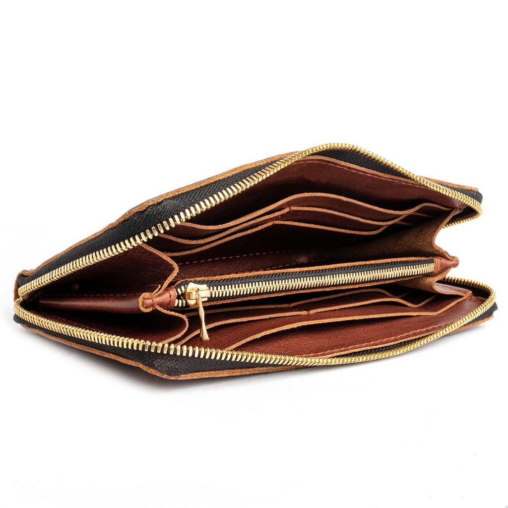 Accordion Zip Wallet |Tiffany necklace