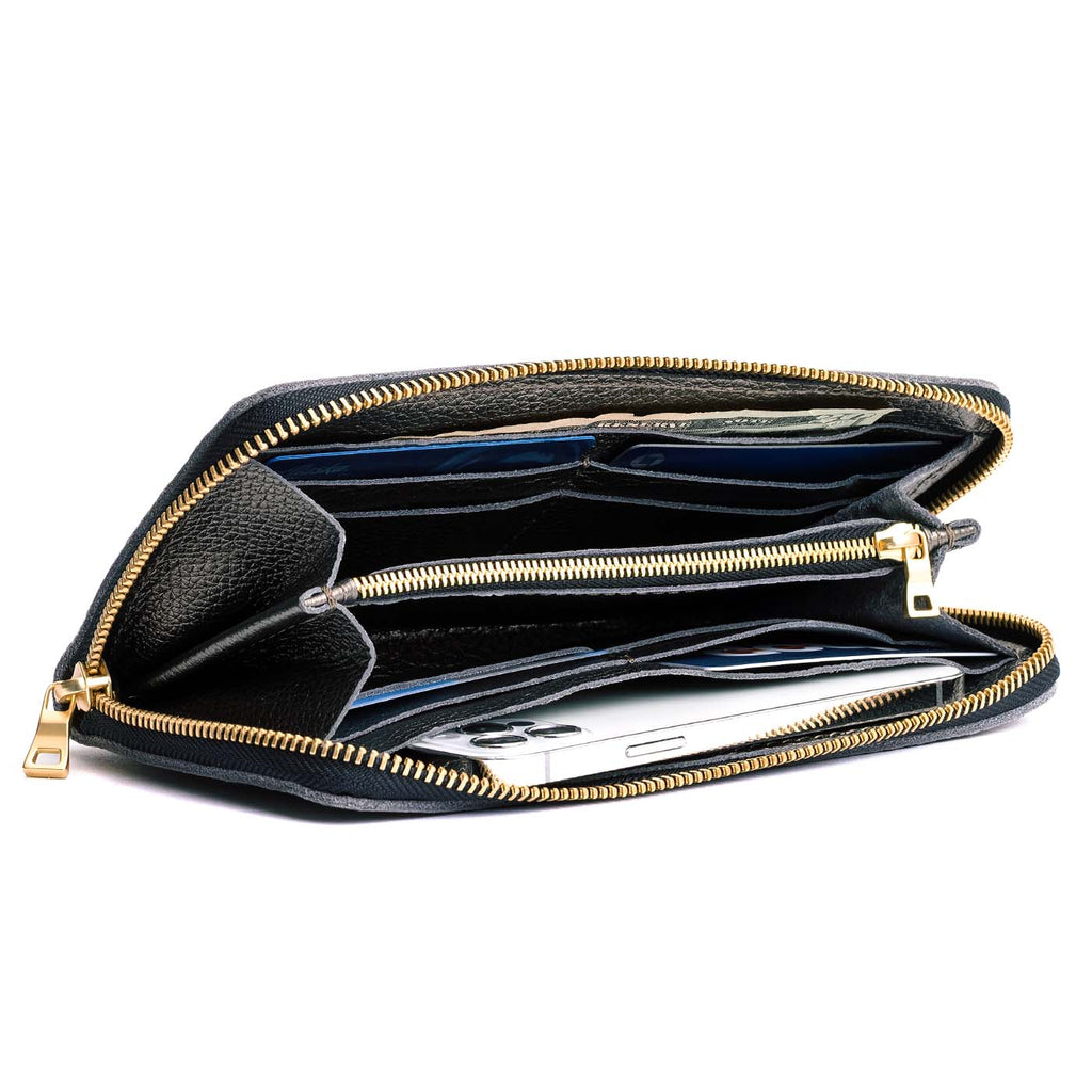 Accordion Zip Wallet |Tiffany necklace