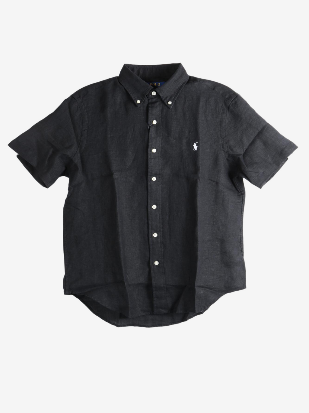 POLO RALPH LAUREN - Men Short-Sleeve Piece Dye Linen Sport Shirt