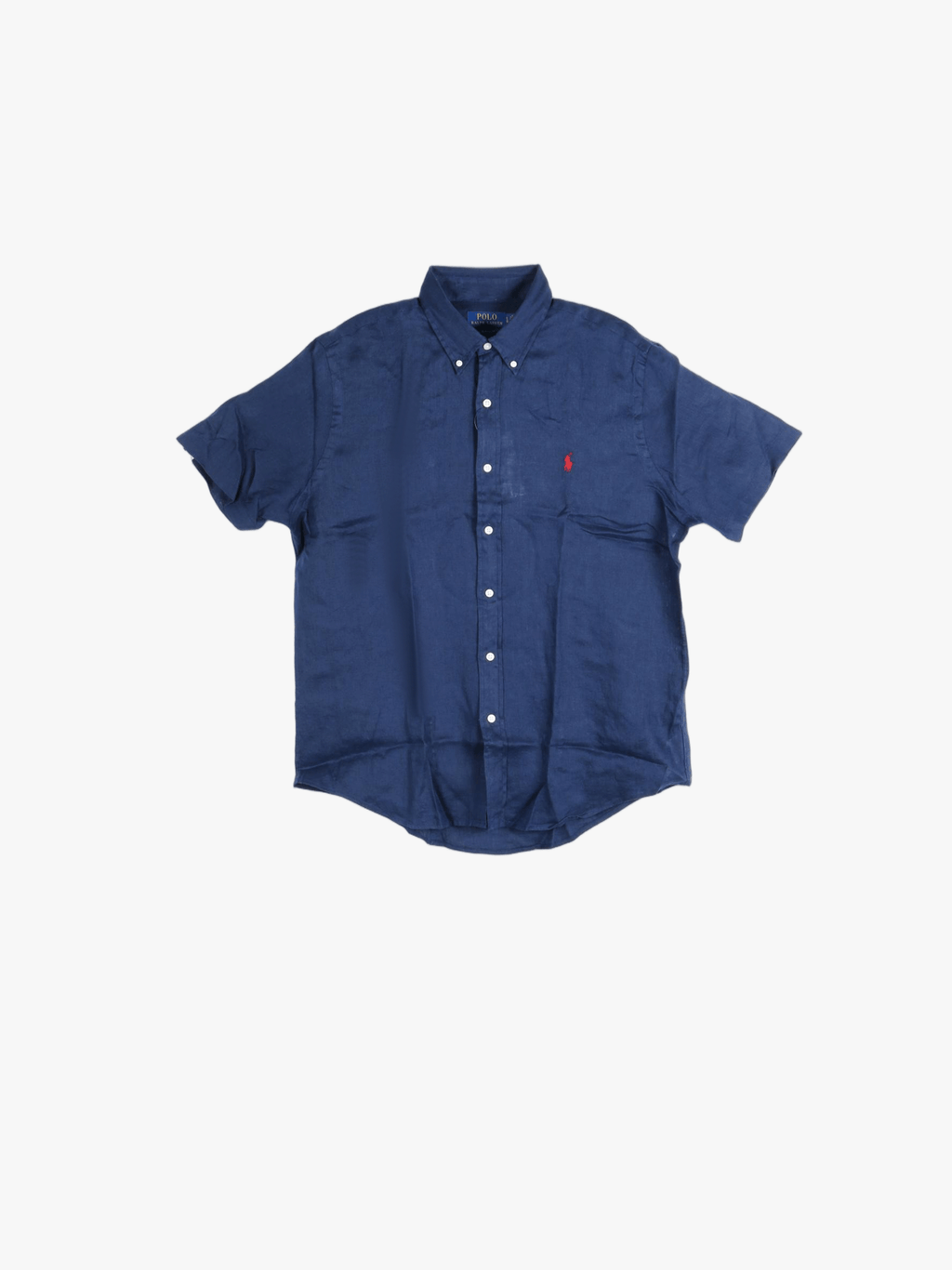 POLO RALPH LAUREN - Men Short Sleeve Piece Dye Linen Sport Shirt