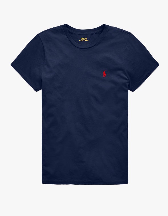 Crewneck Short Sleeve T Shirt - Cruise Navy