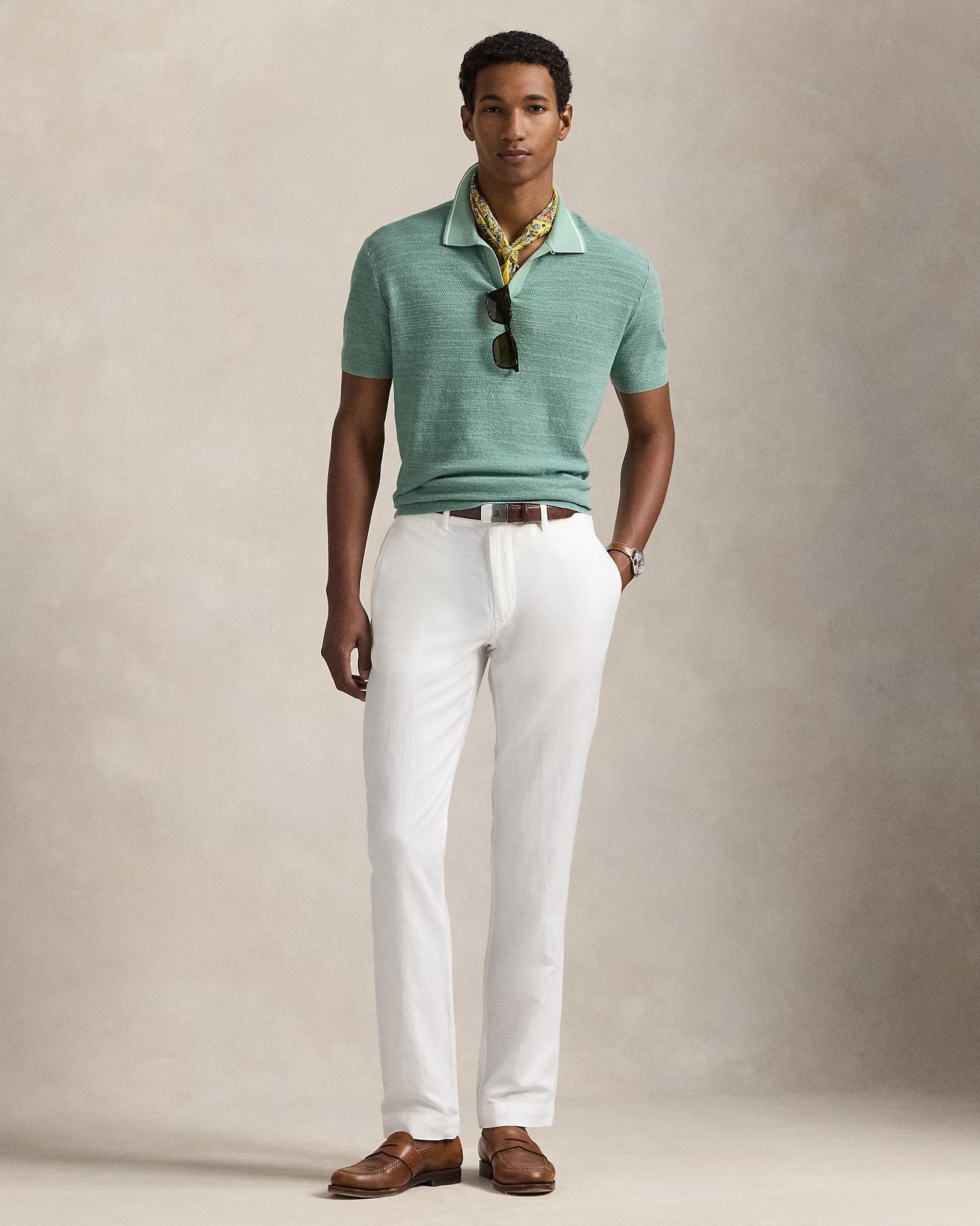 POLO Ralph Lauren - Bedford Cotton/Linen Maritime Straight Pant