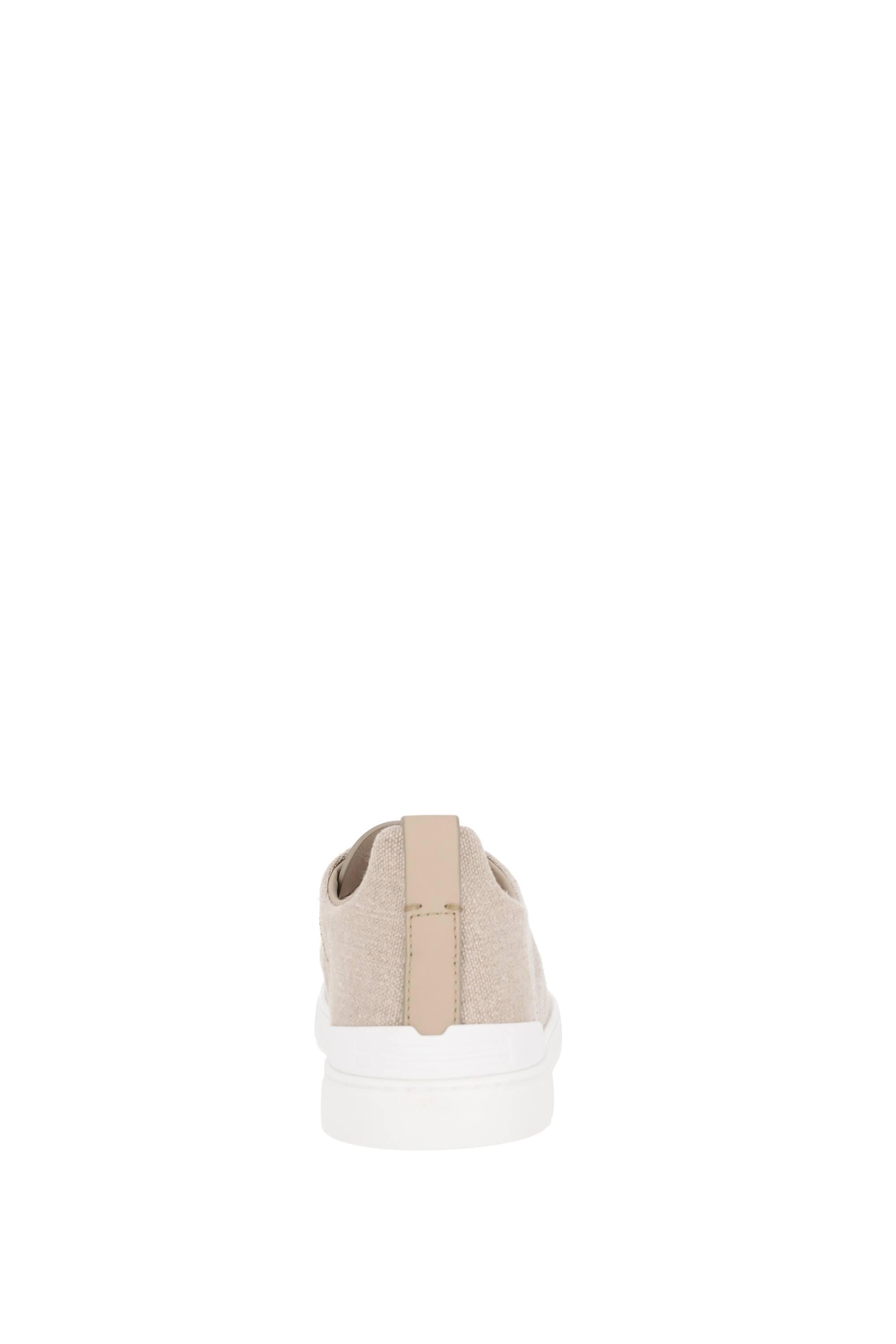 Sneaker Triple Stitch in cotone canvas