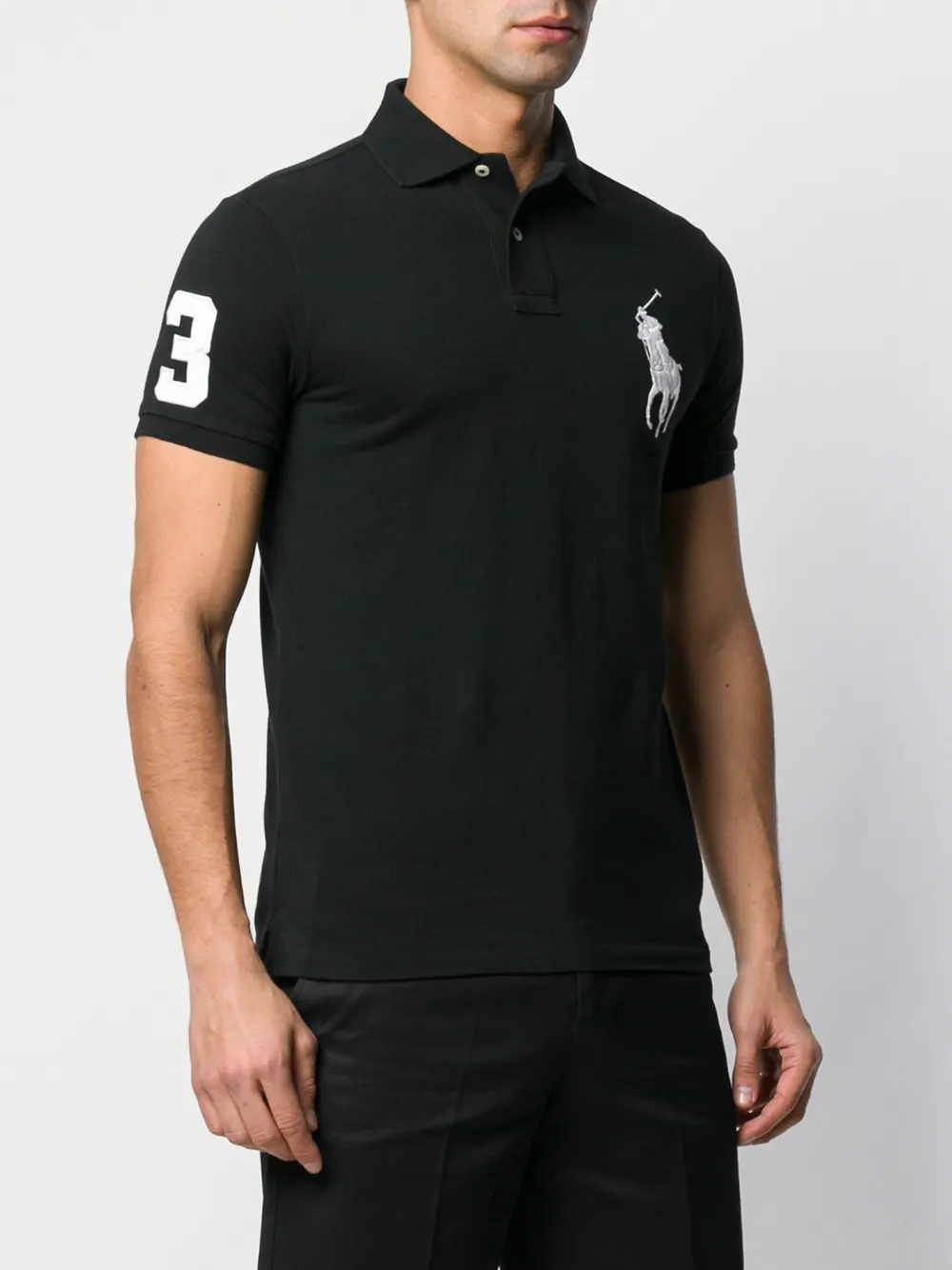 POLO RALPH LAUREN - Men Short-Sleeve Big Pony Mesh Polo Shirt