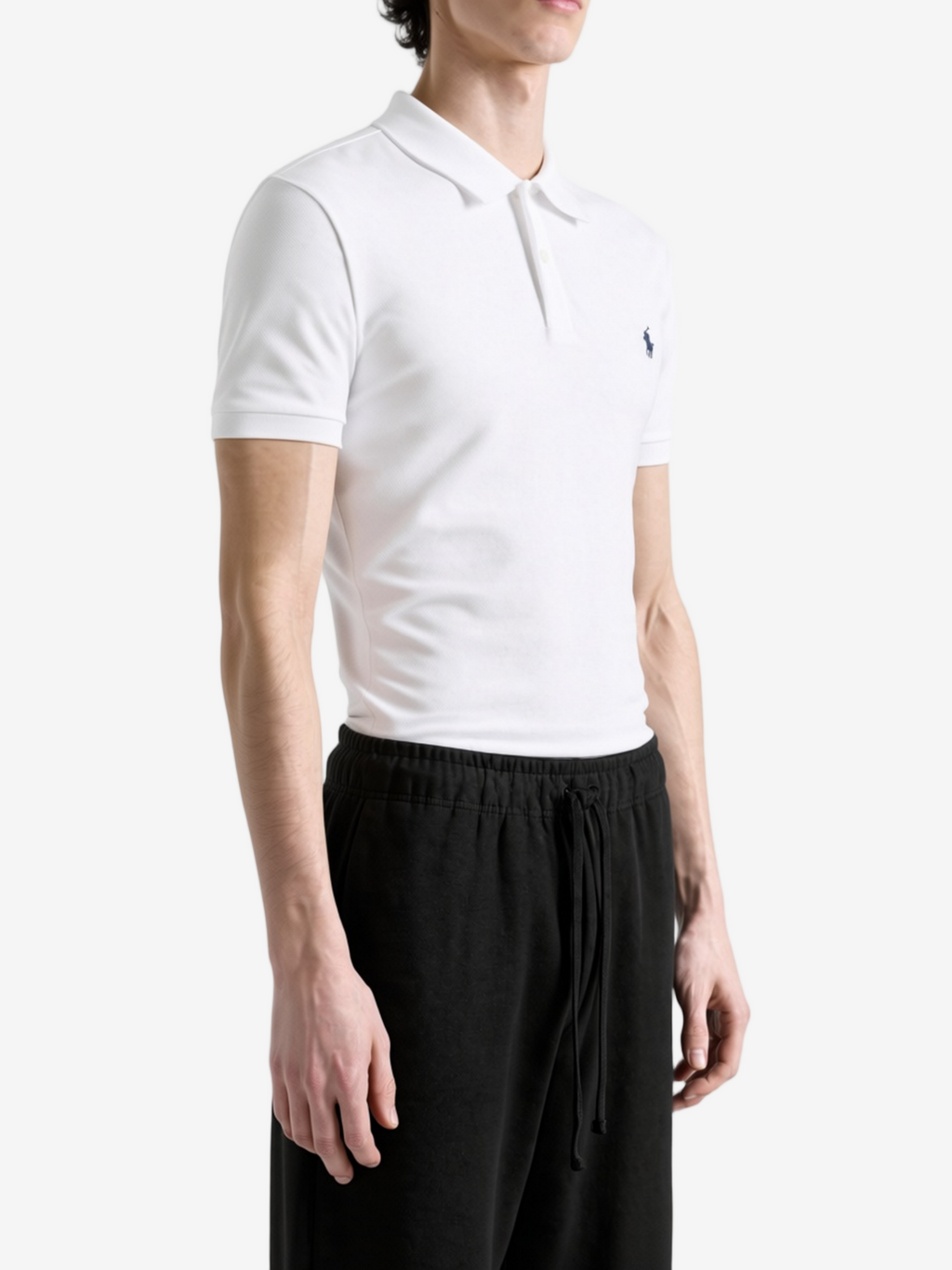 POLO RALPH LAUREN - Men Short-Sleeve Classic Fit Stretch Mesh Polo W/ 3-Button Placket