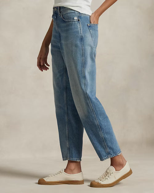 Polo Raphel Lauren -Curved Tapered Jean Alaiya Wash