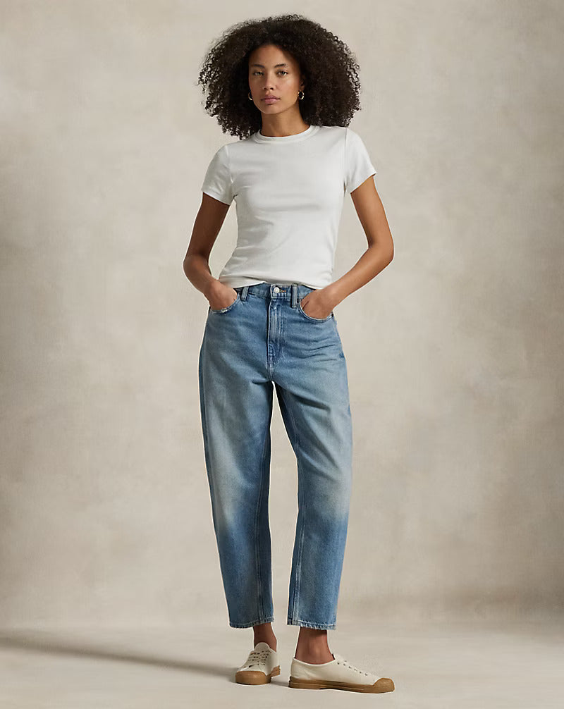 Polo Raphel Lauren -Curved Tapered Jean Alaiya Wash