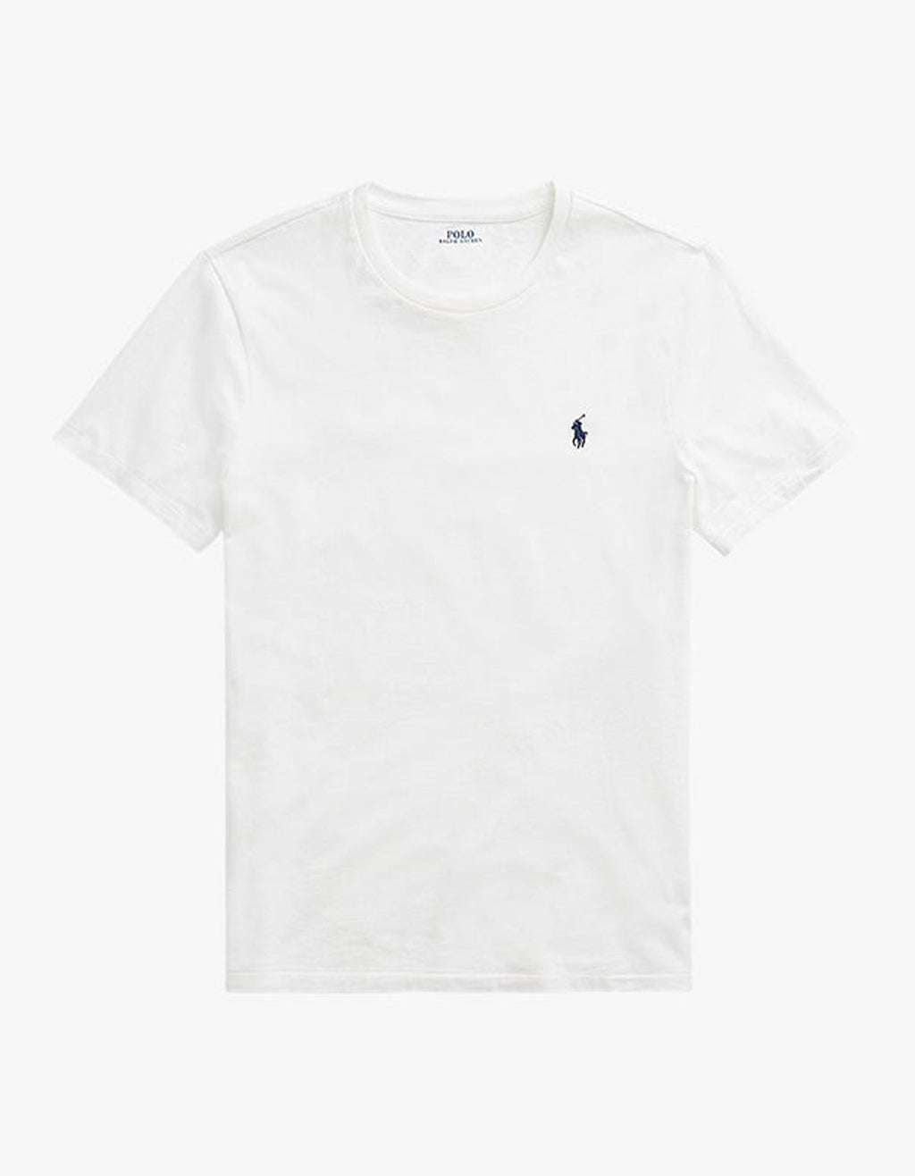 Custom Slim Fit Crew Neck T Shirt - White