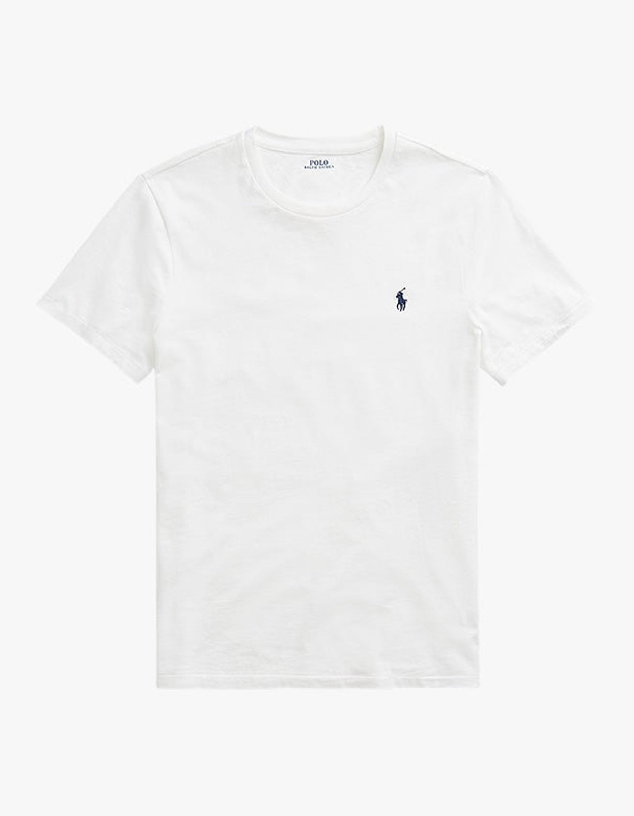 Custom Slim Fit Crew Neck T Shirt - White