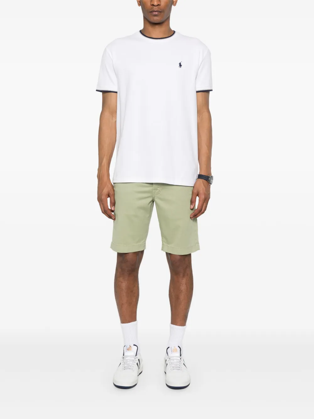 POLO RALPH LAUREN - Men Short-Sleeve Stretch Mesh Crewneck T-Shirt