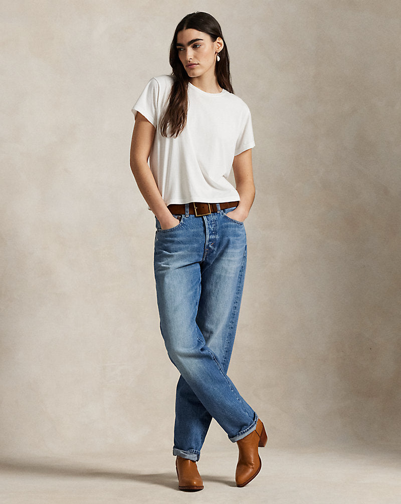 Polo Ralph Lauren - High-Rise Relaxed Straight Jean Lebec Wash