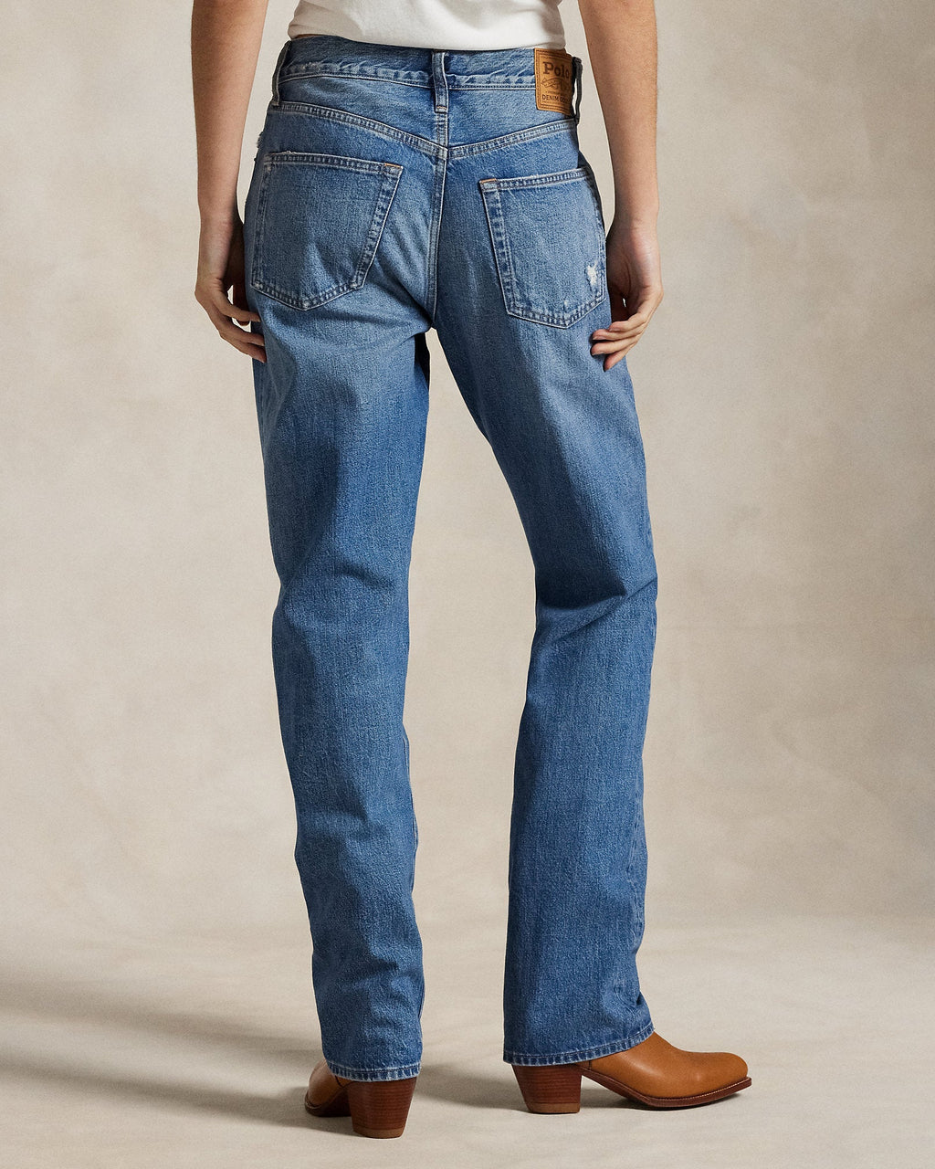 Polo Ralph Lauren - High-Rise Relaxed Straight Jean Lebec Wash