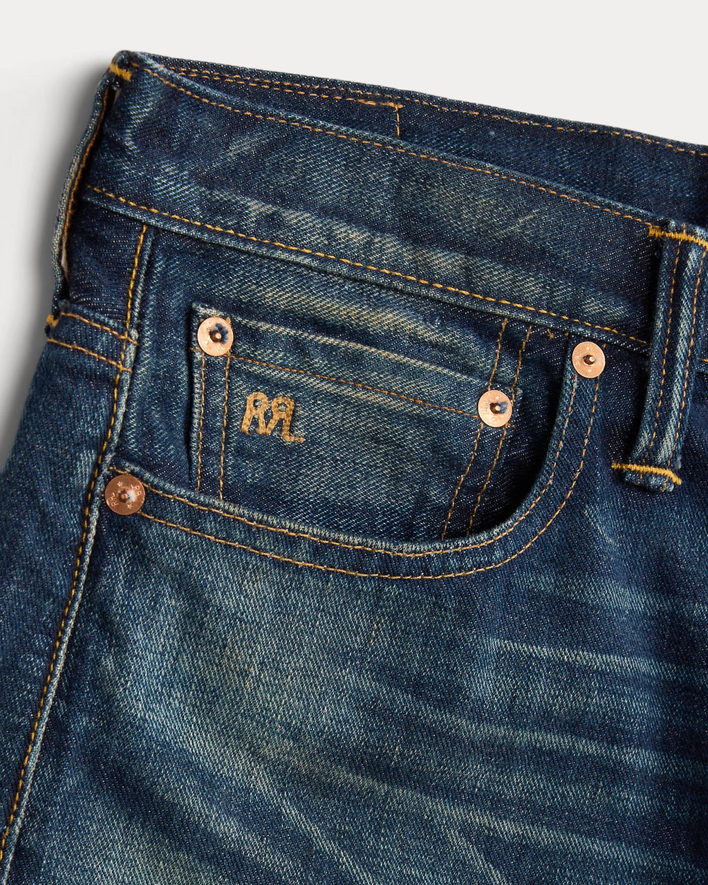 Double RL - Vintage Wide Fit Distressed Kenley Jean - Kenley Wash