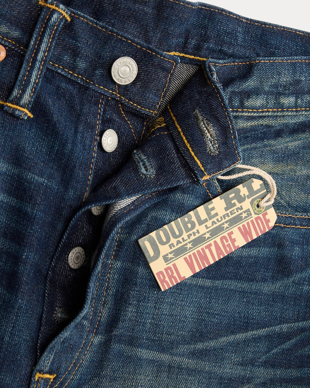 Double RL - Vintage Wide Fit Distressed Kenley Jean - Kenley Wash