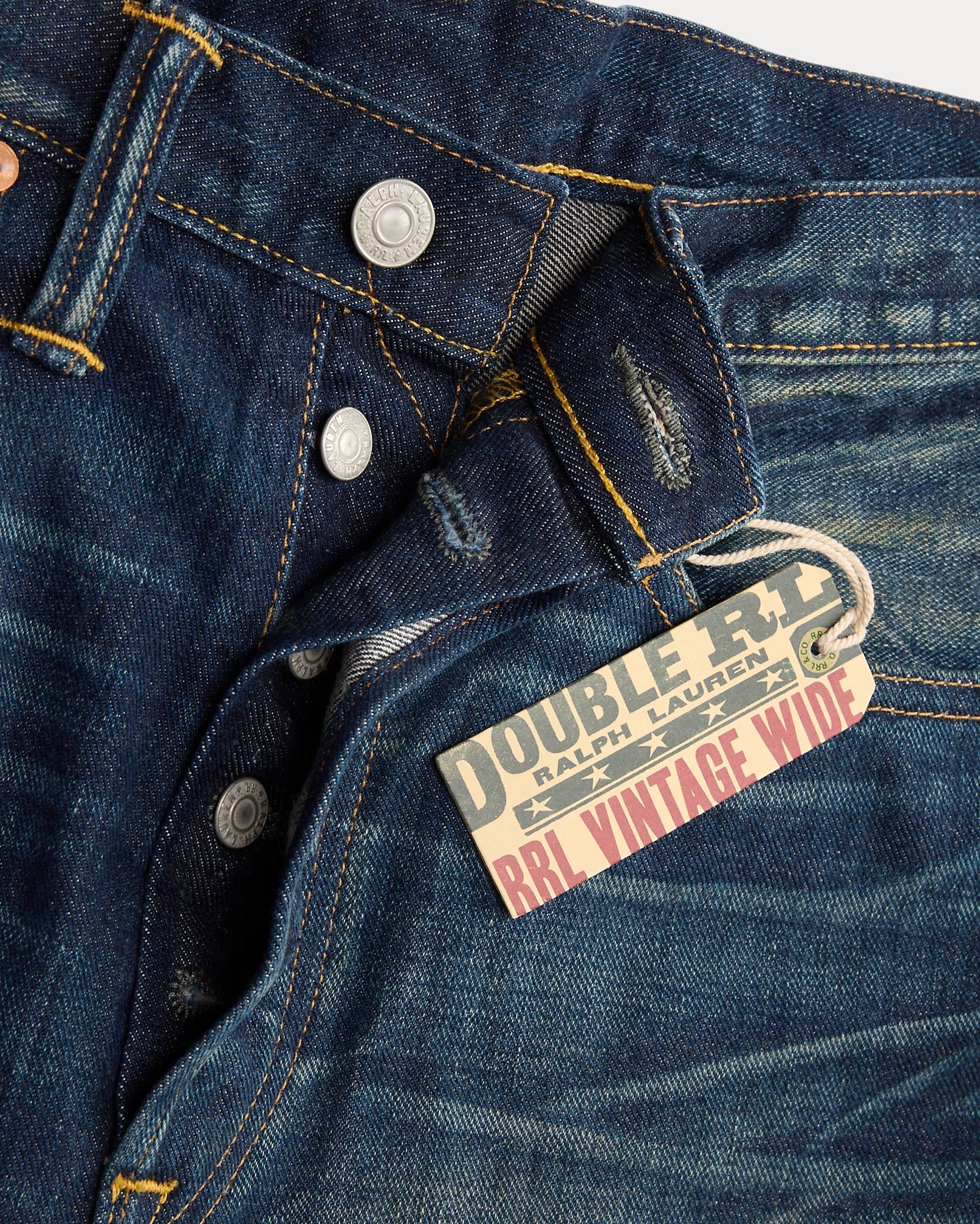 Double RL - Vintage Wide Fit Distressed Kenley Jean - Kenley Wash