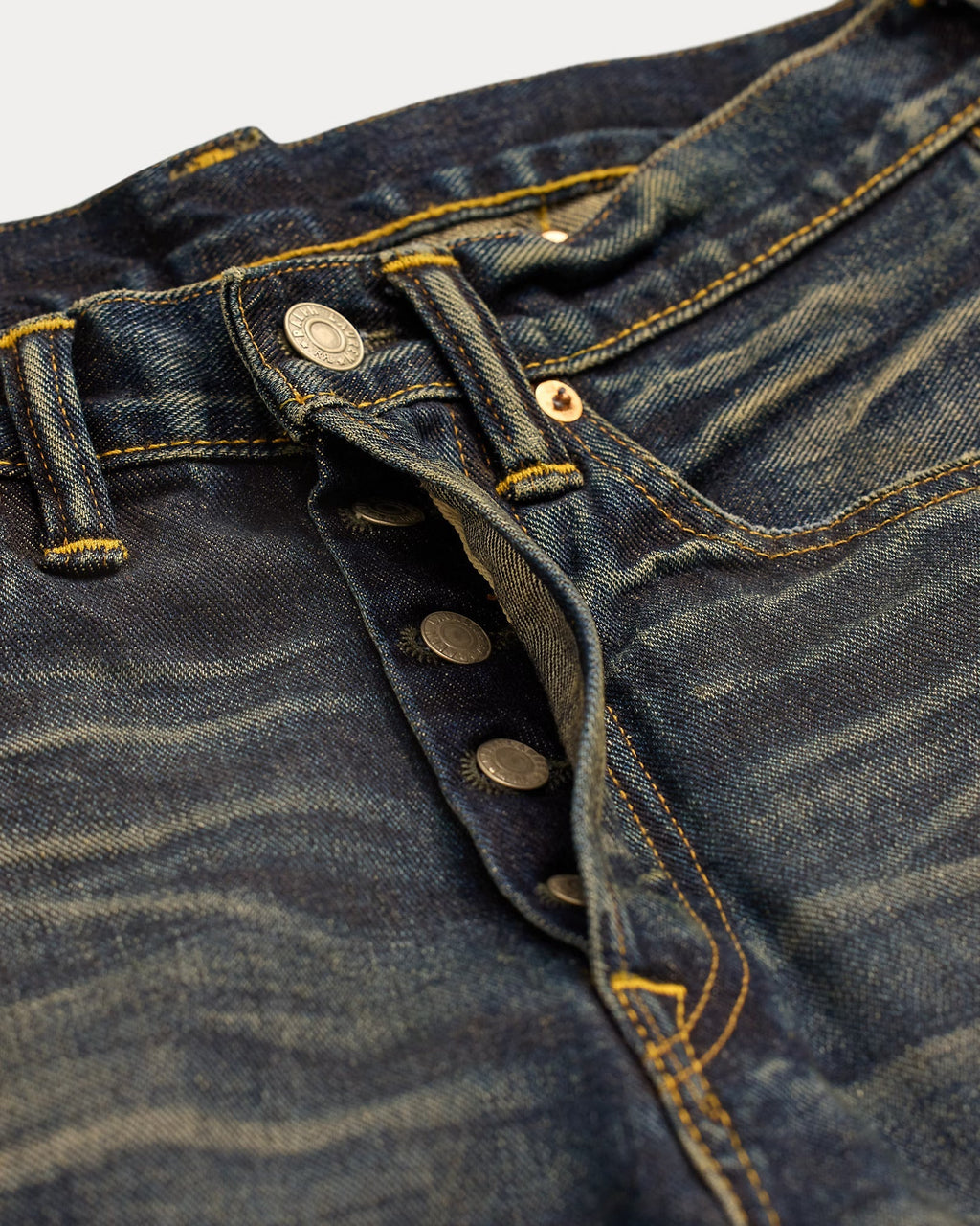 Double RL - Vintage Wide Fit Distressed Kenley Jean - Kenley Wash
