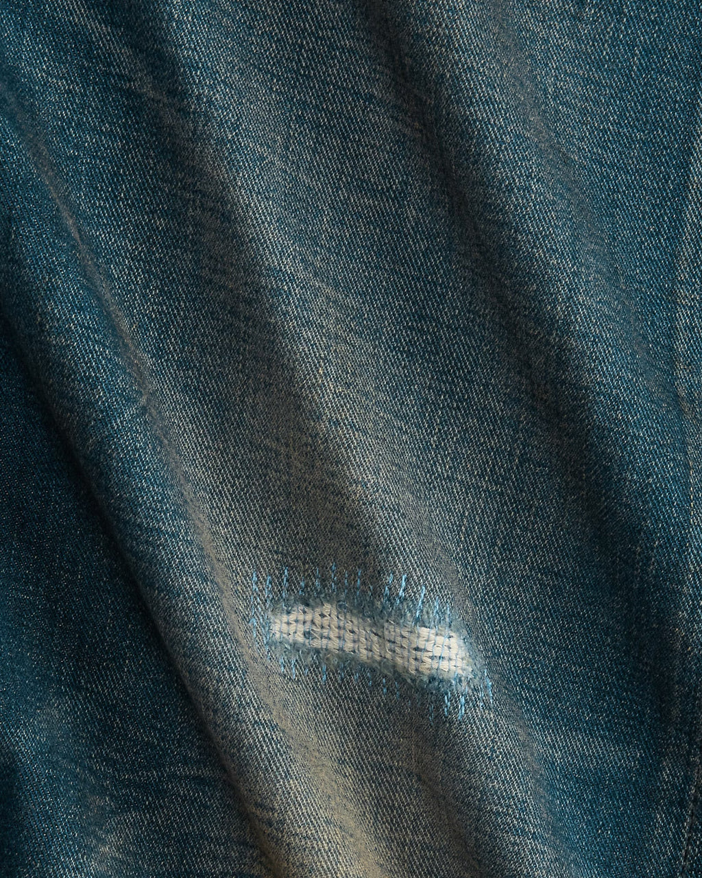 Double RL - Vintage Wide Fit Distressed Kenley Jean - Kenley Wash