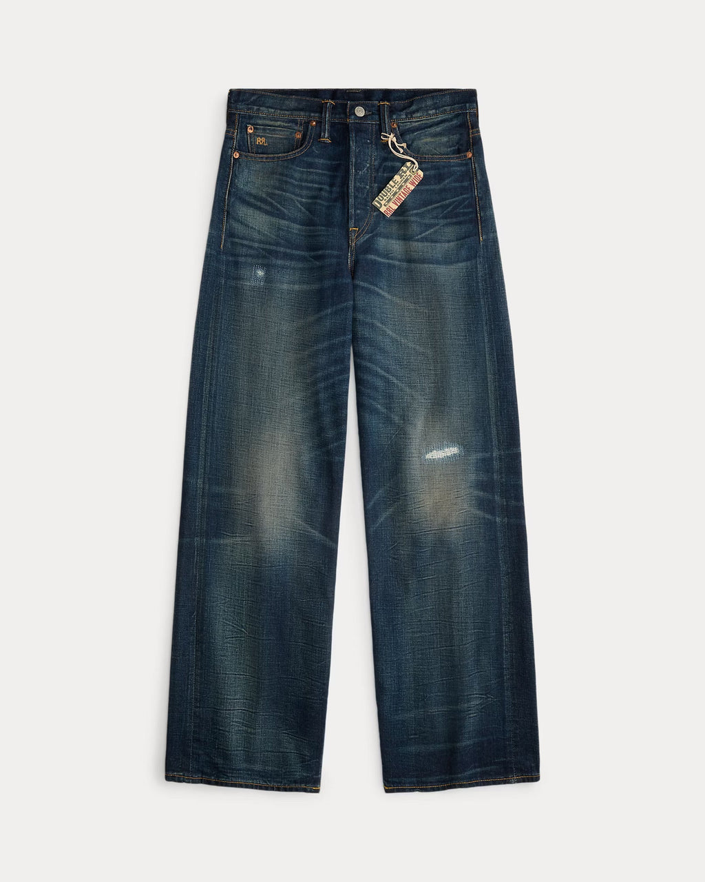 Double RL - Vintage Wide Fit Distressed Kenley Jean - Kenley Wash