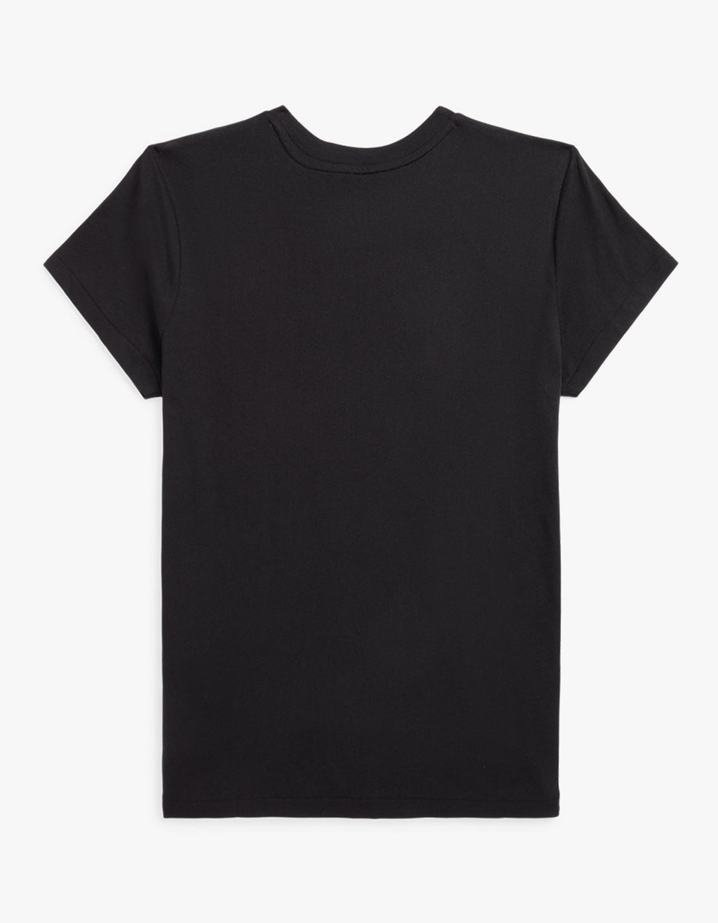 Crewneck Short Sleeve T Shirt - Black