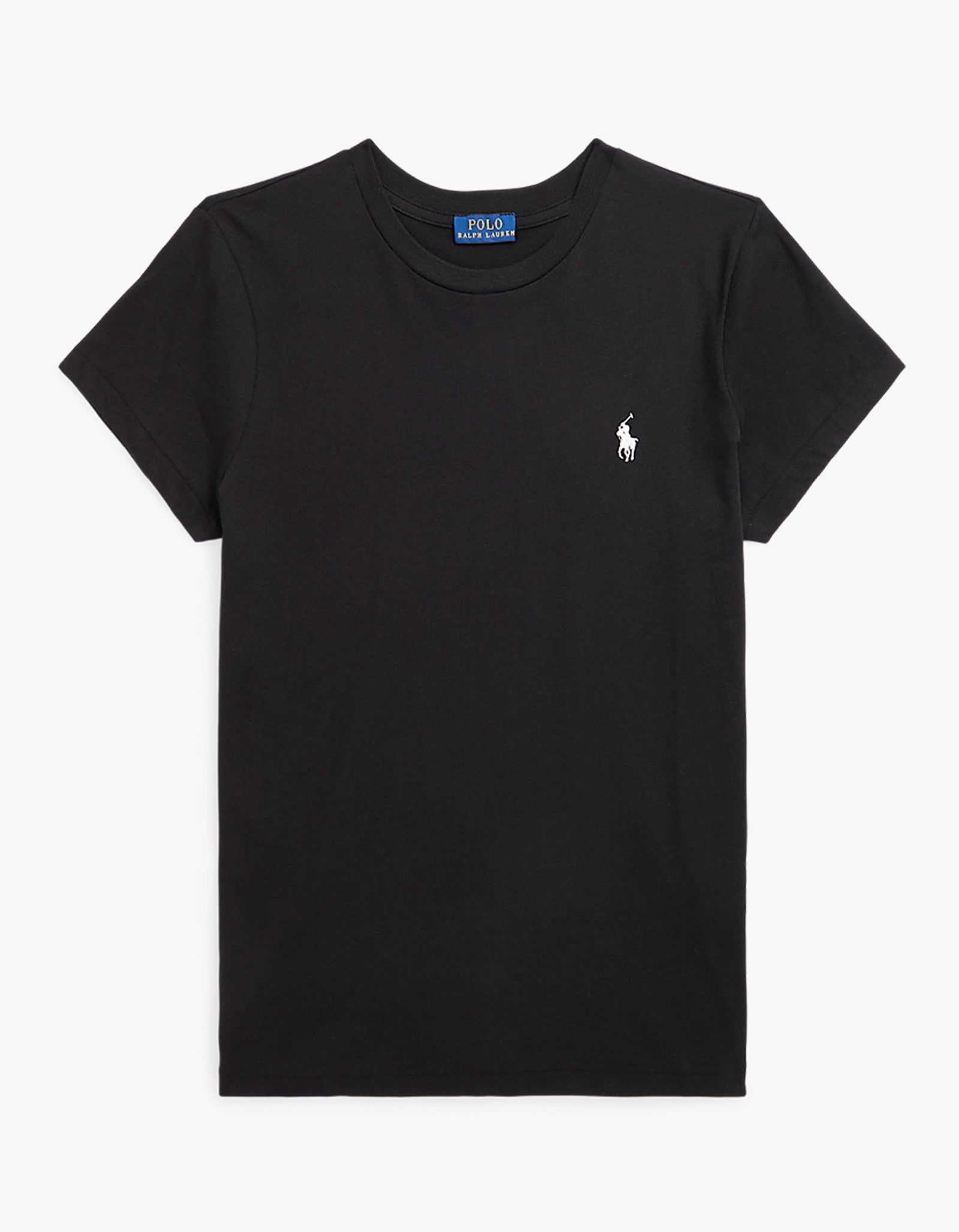 Crewneck Short Sleeve T Shirt - Black