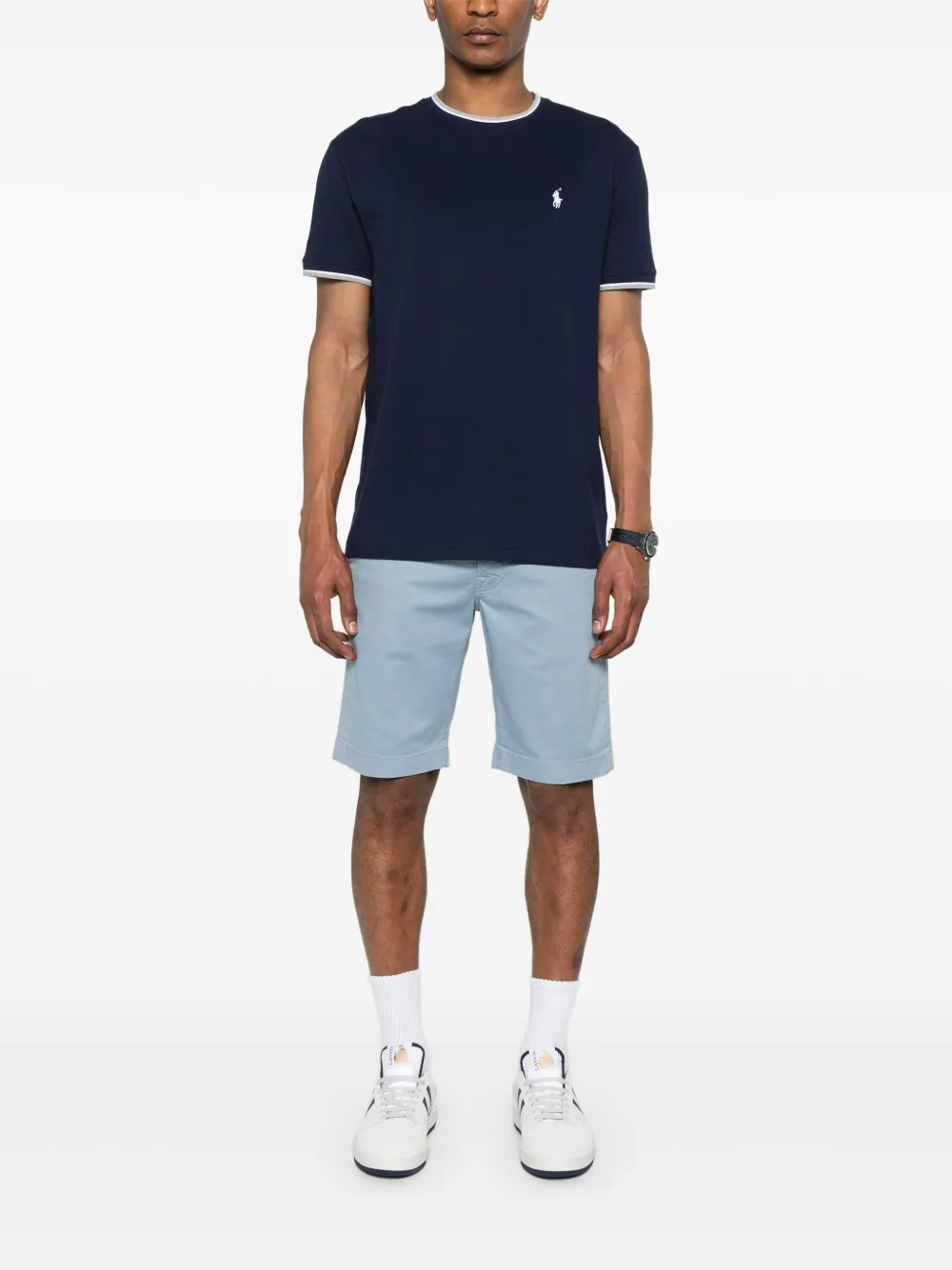 POLO RALPH LAUREN - Men Short-Sleeve Stretch Mesh Crewneck T-Shirt