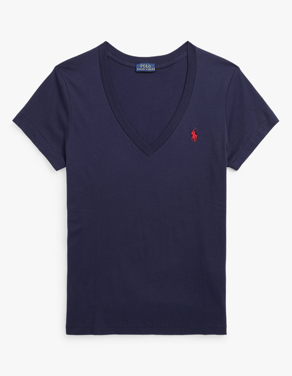 V Neck Short Sleeve T-Shirt - Cruise Navy