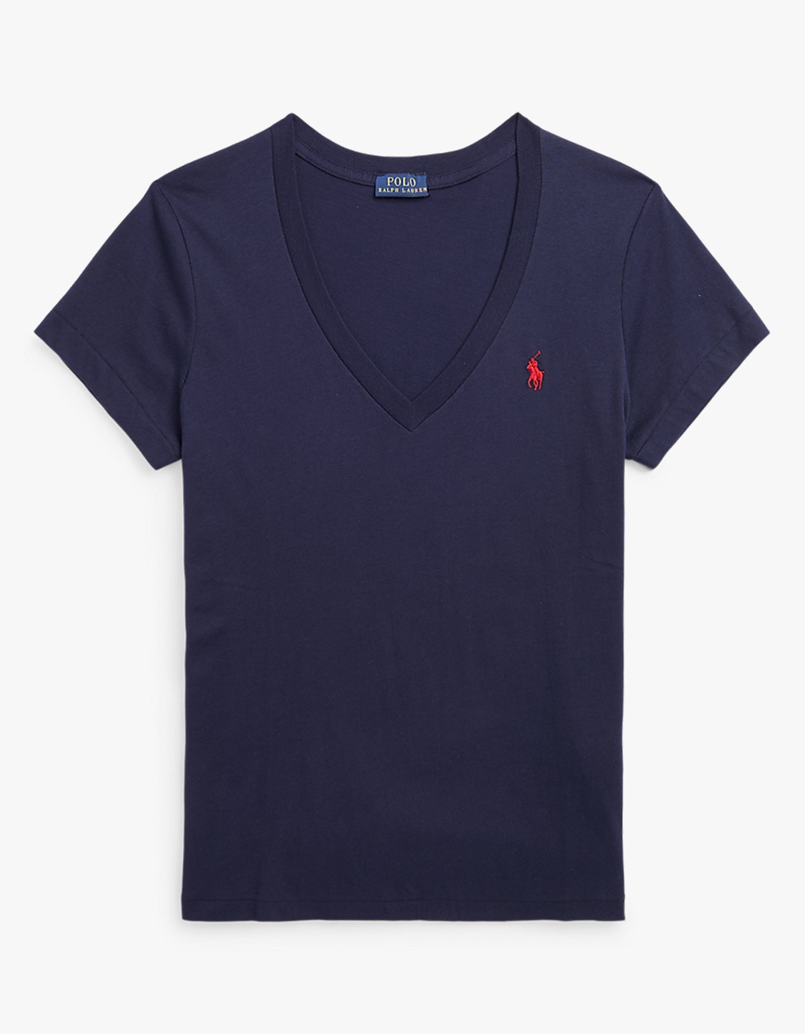 V Neck Short Sleeve T-Shirt - Cruise Navy